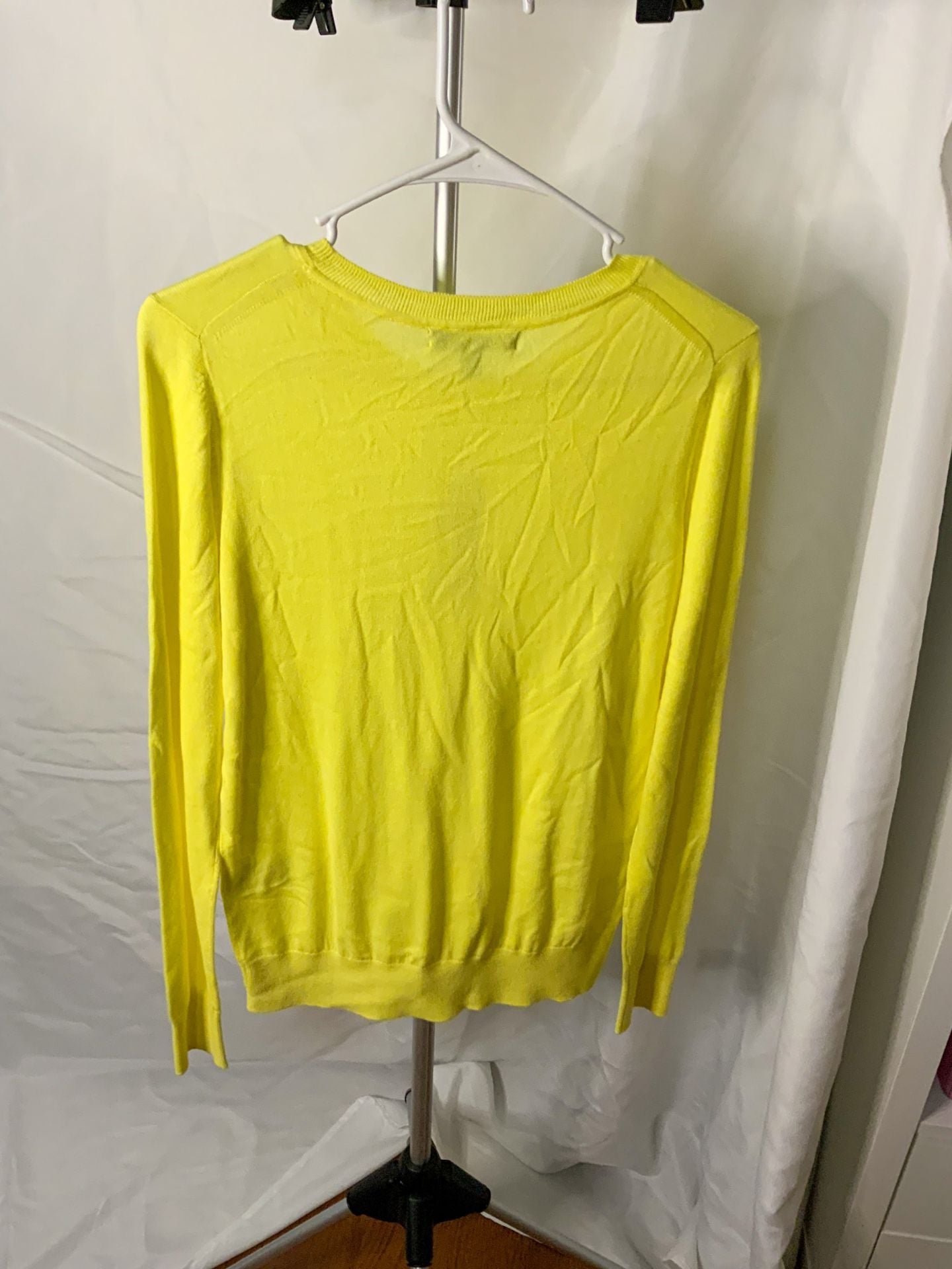 Banana Republic Forever Yarn Sweater Women’s Size S Yellow 3