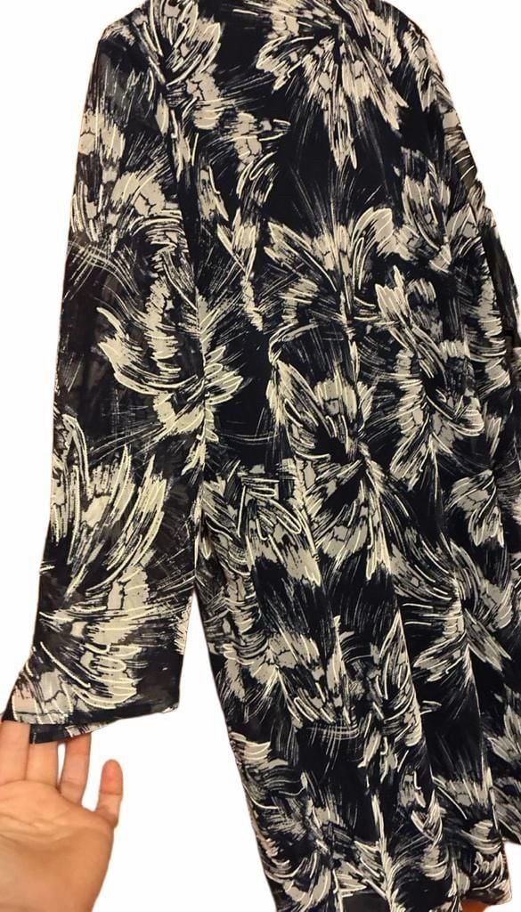 R&M Richards Dress And Jacket Set Size 16 Blue Floral 2 Piece 9