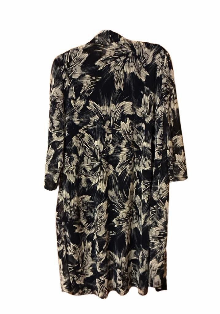 R&M Richards Dress And Jacket Set Size 16 Blue Floral 2 Piece 8