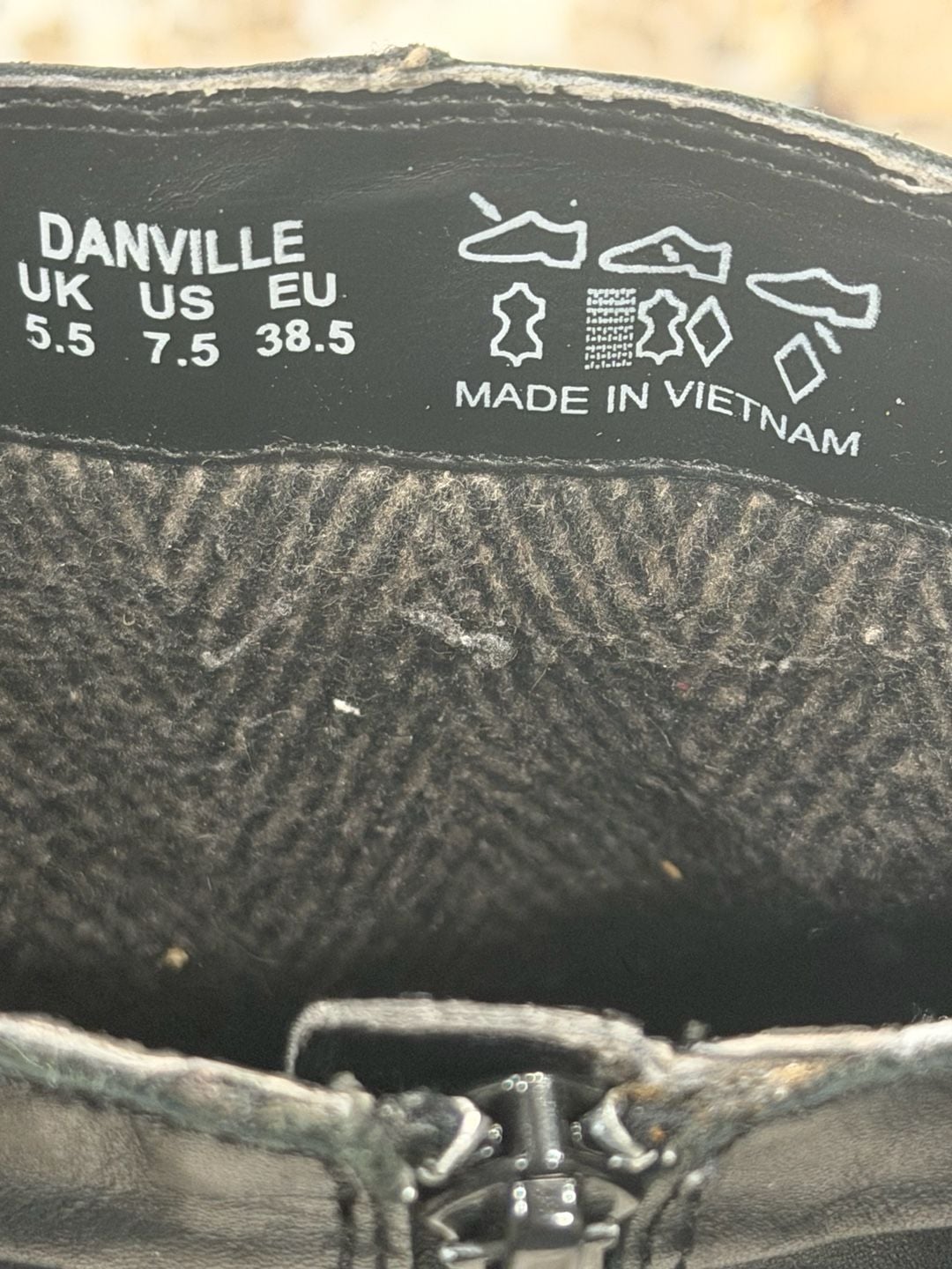 Hotter Danville Boots Size 7.5 Black Leather Ankle Buckle 5
