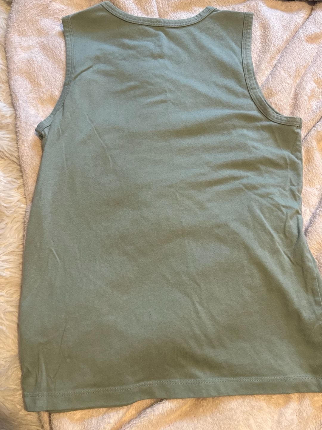 Wonder Nation Tank Top Size L (10-12) Green Cotton Crewneck Sleeveless 4