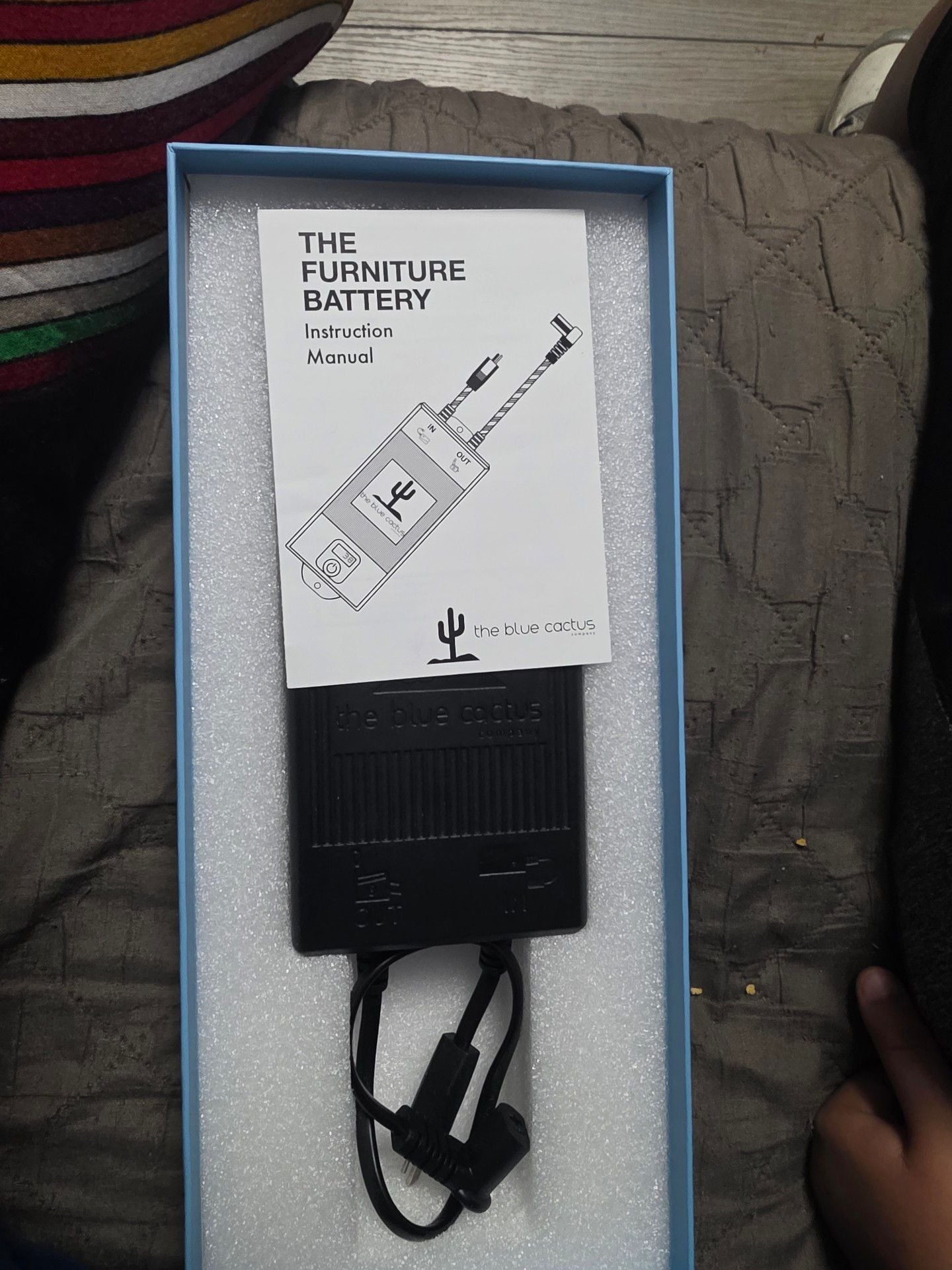 The Blue Cactus Furniture Battery RWX-RBP02 Black 2