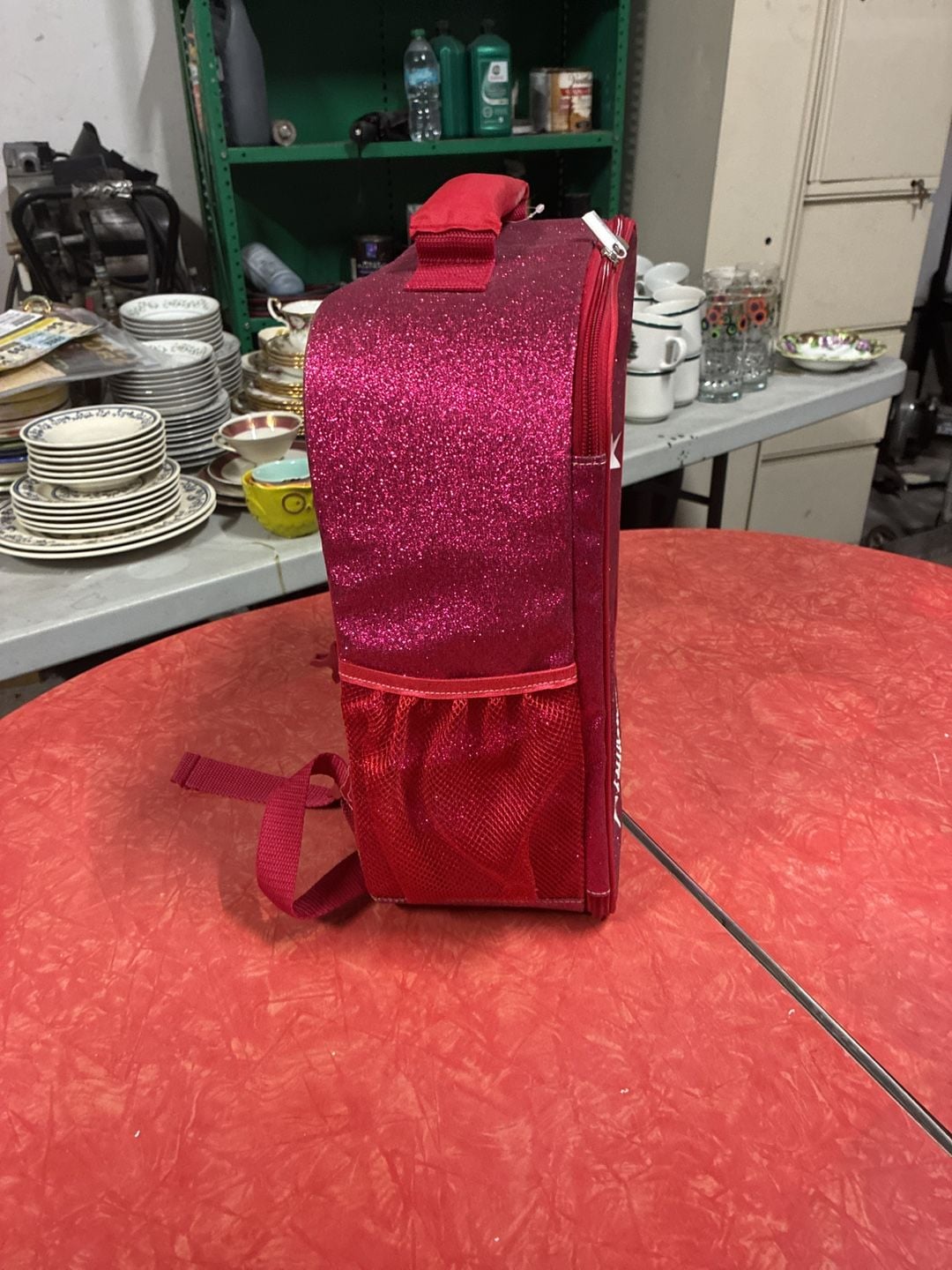American Girl Sparkle Doll Tote Backpack Pink Star Window 5