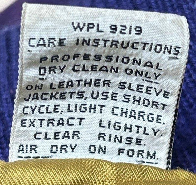 Kaye Bros. Award Jacket Purple Letterman Varsity Wool Leather 7