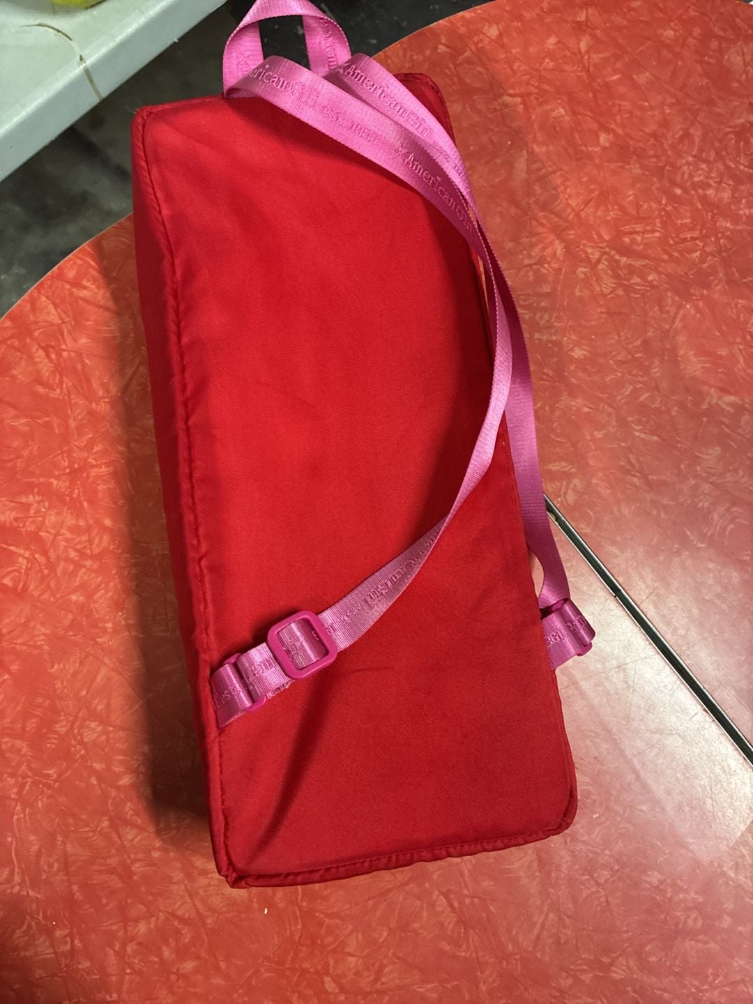 American Girl Doll carrier Bag Red with White 4