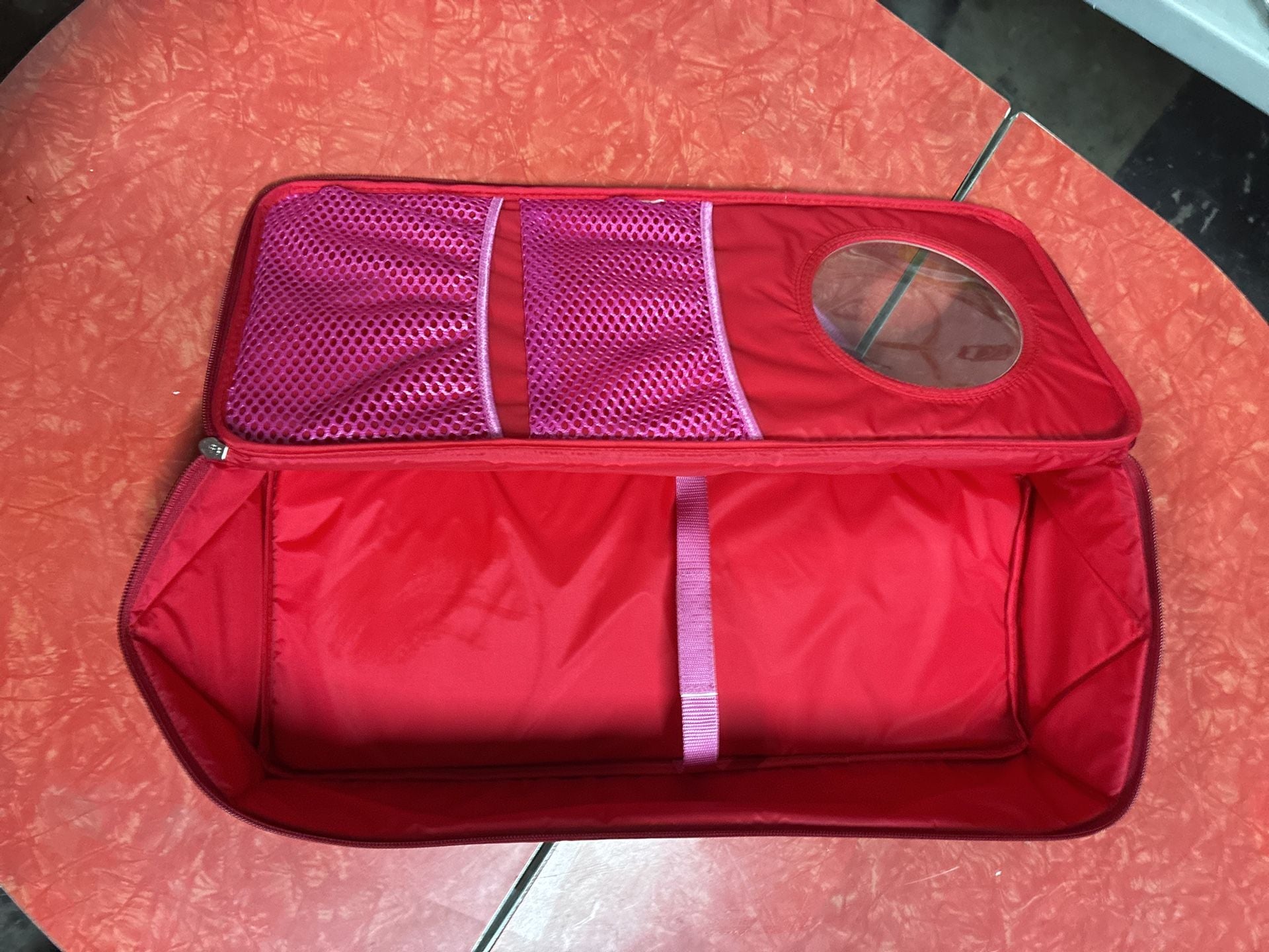 American Girl Doll carrier Bag Red with White 6