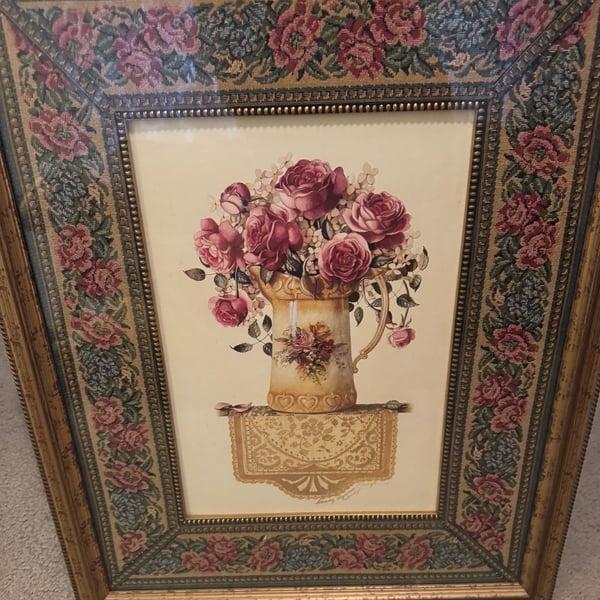 Glynda Turley Rose Rhapsody floral wall art framed print