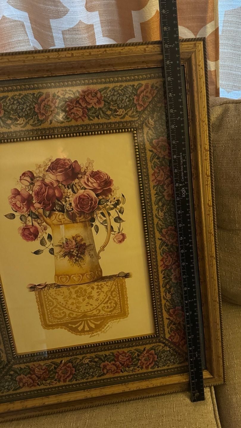 Glynda Turley Rose Rhapsody floral wall art framed print 3