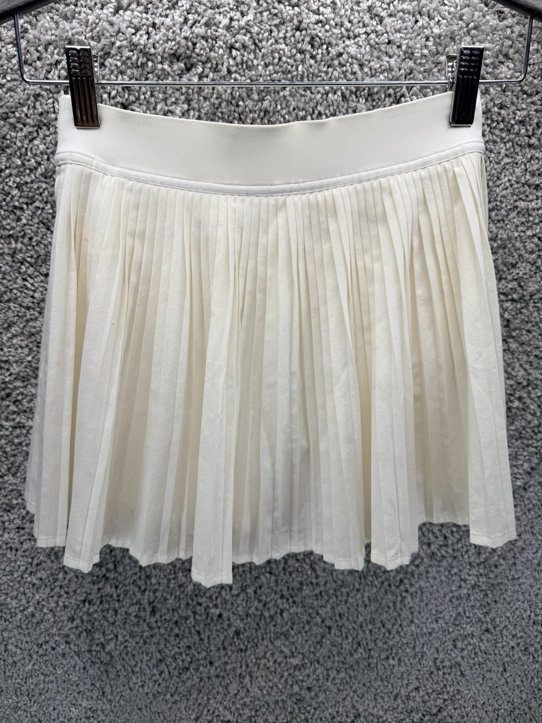 Lululemon Pleated High-Rise Tennis Skort Size 2 White Athletic Skirt 3