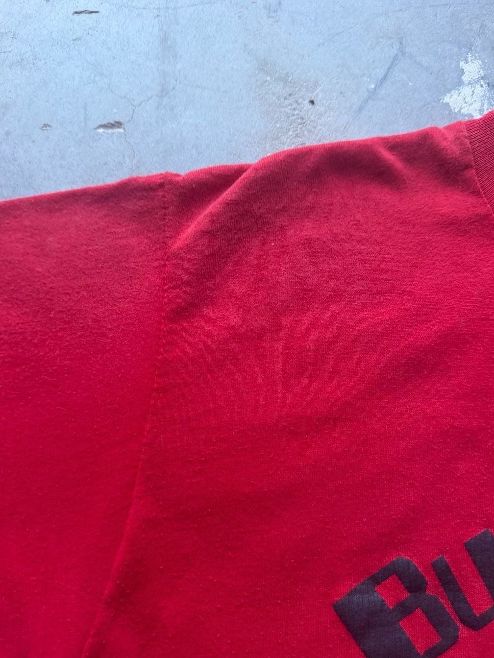 Vintage Faded Red 70s/80s Sportswear Buck & Mary Tigers Jersey Tee Size Mens L 7