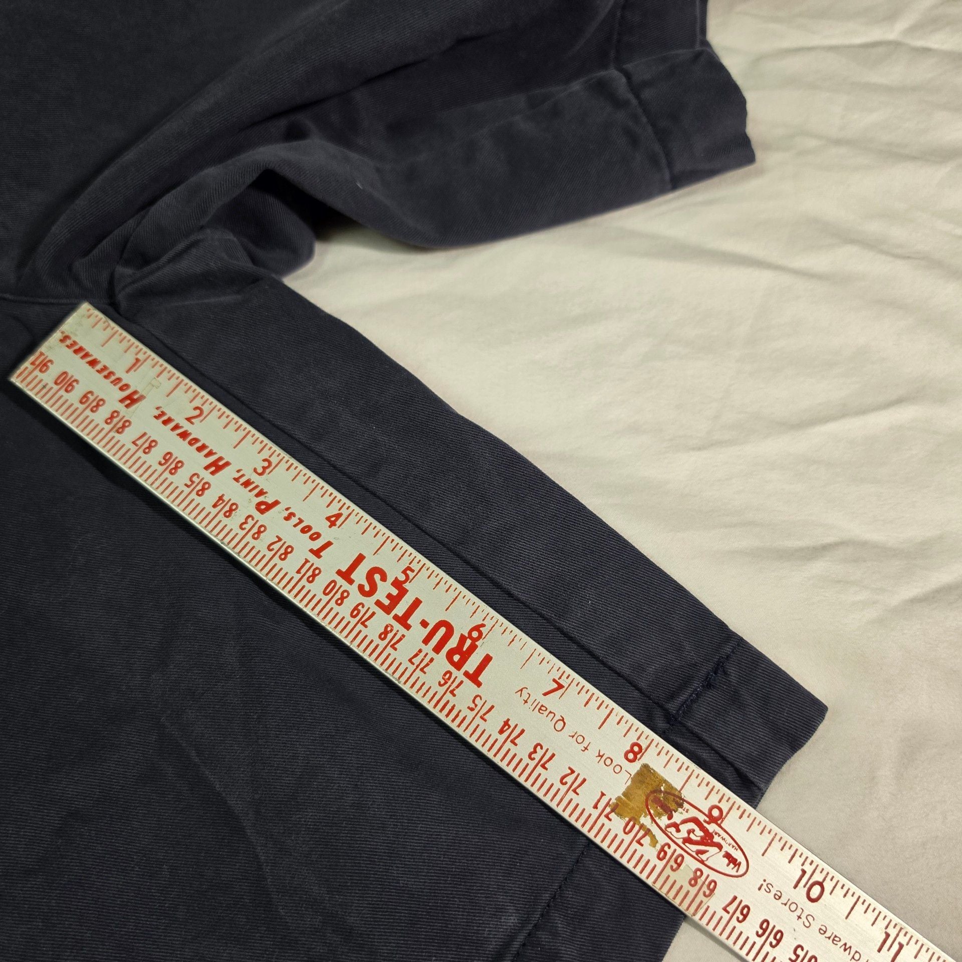 Polo Ralph Lauren Chino Shorts Size 34 Navy Blue Cotton 7