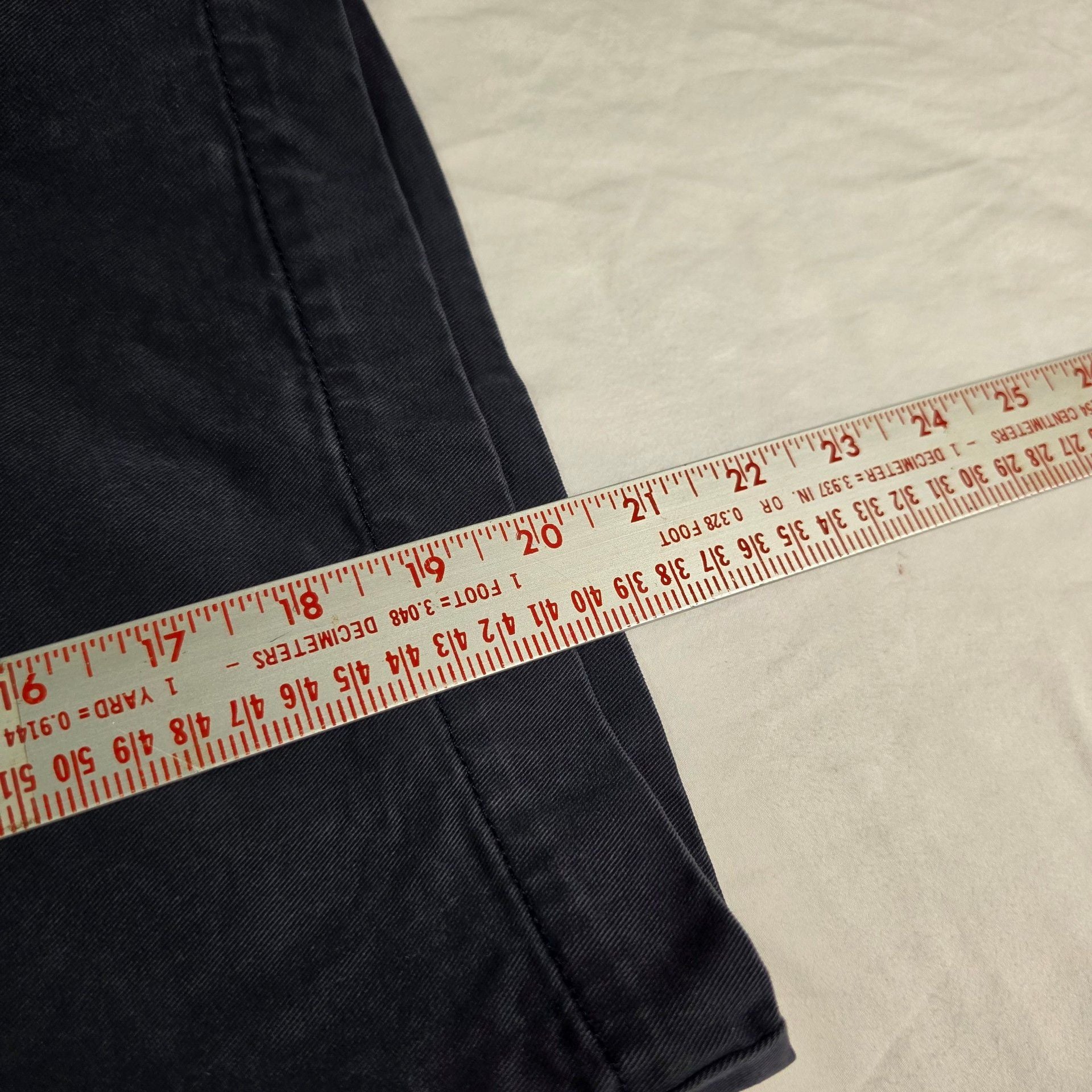 Polo Ralph Lauren Chino Shorts Size 34 Navy Blue Cotton 8