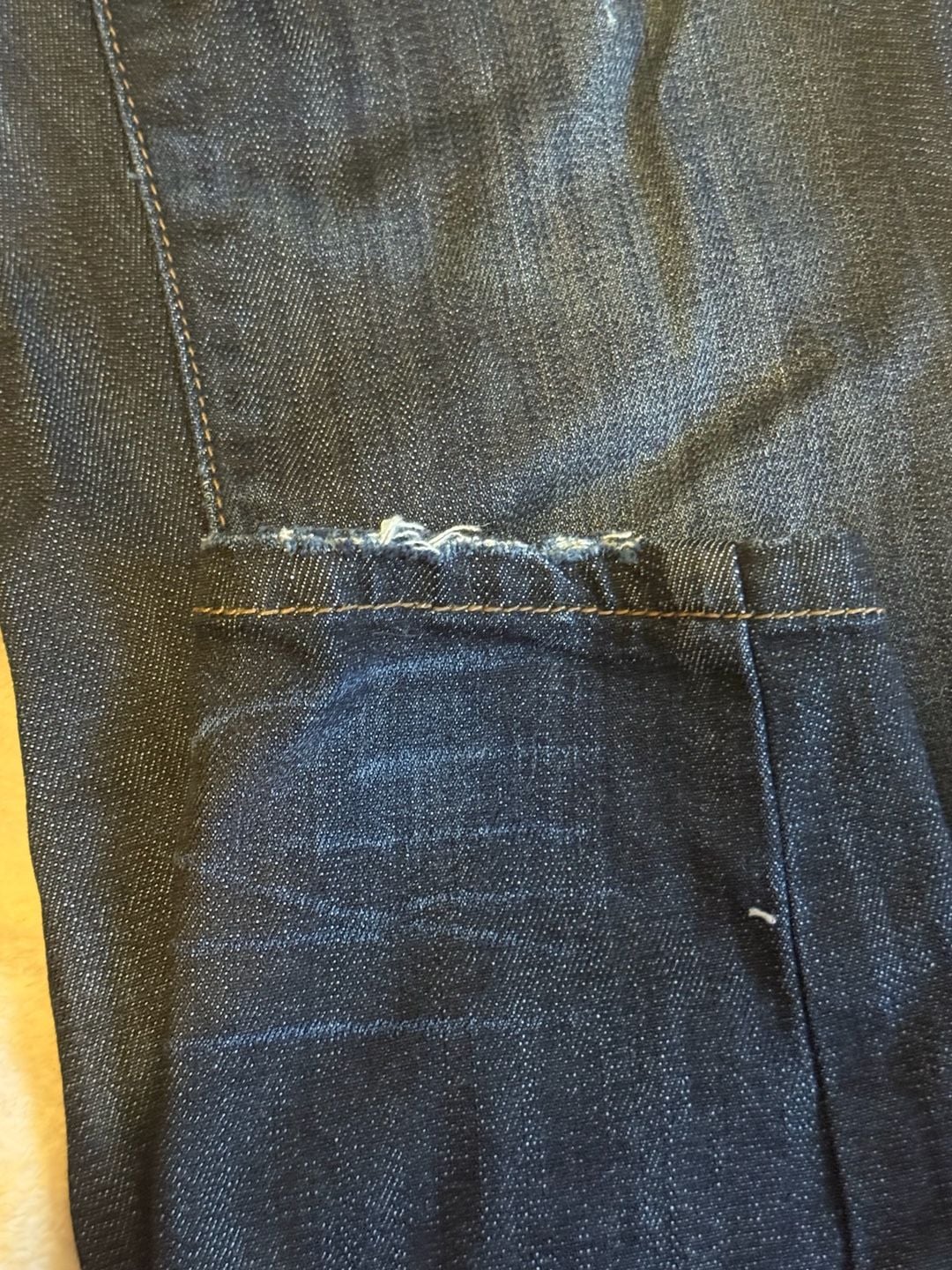 Decree Super Skinny Jeans Size 7 Dark Wash Distressed Denim 5