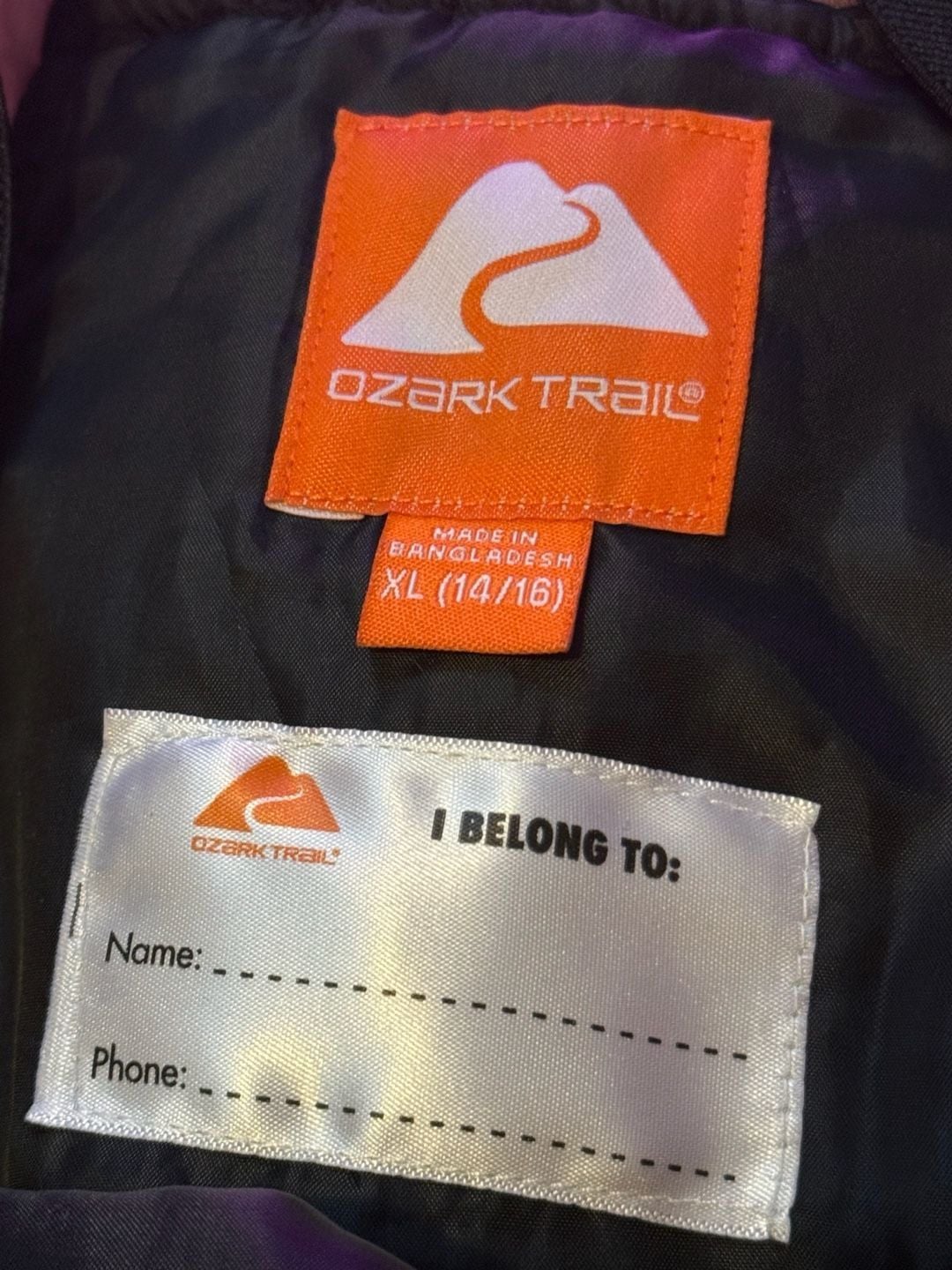 Ozark Trail Snow Bib Size XL (14/16) Black Ski Pants Overalls 6