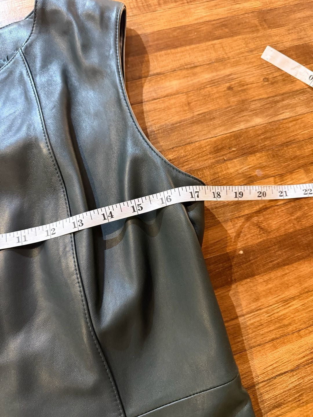 Antonio Melani Sleeveless Leather Dress Size 10 4