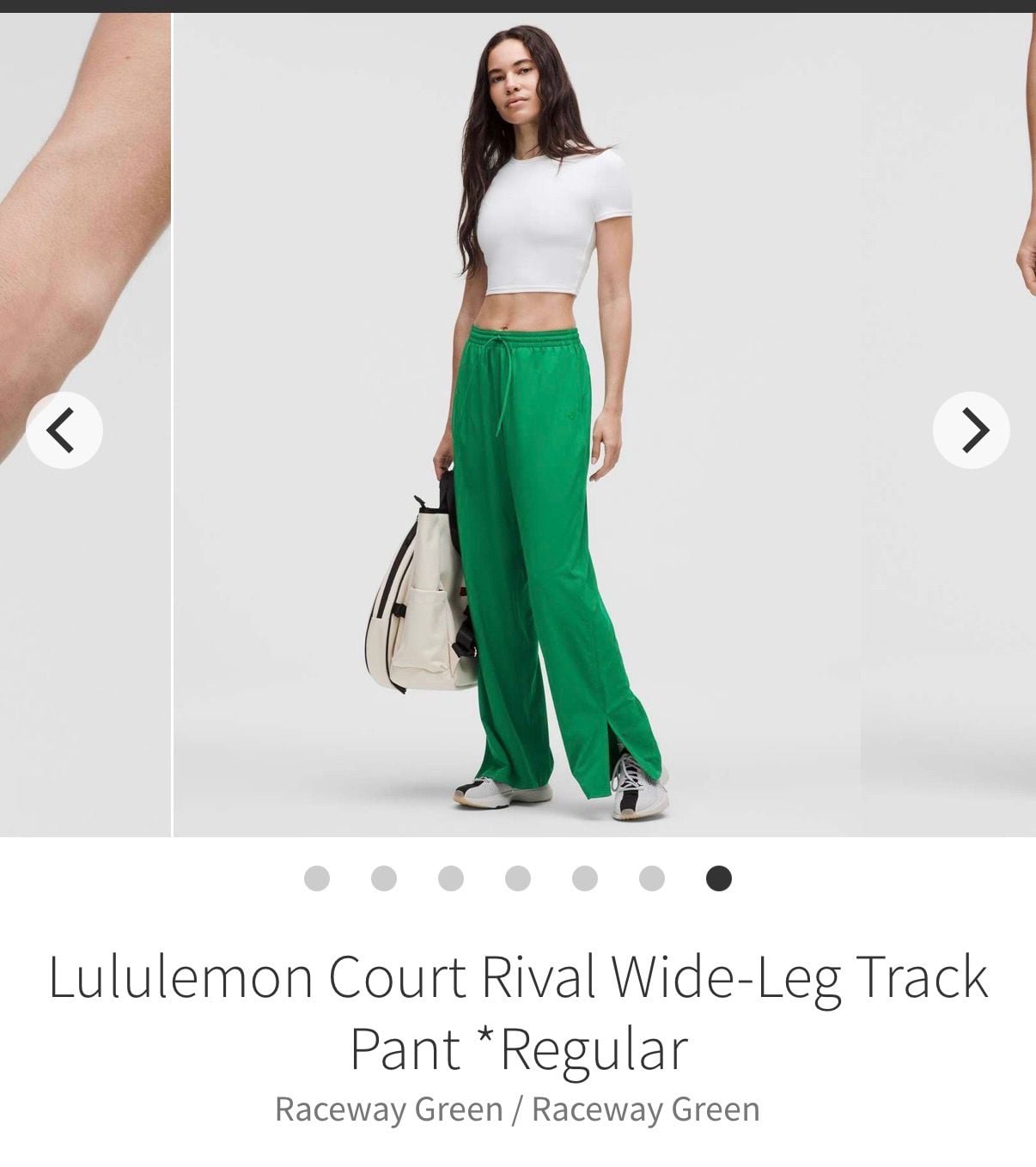 Lululemon Court Rival Wide-Leg Track Pant Size 12 2