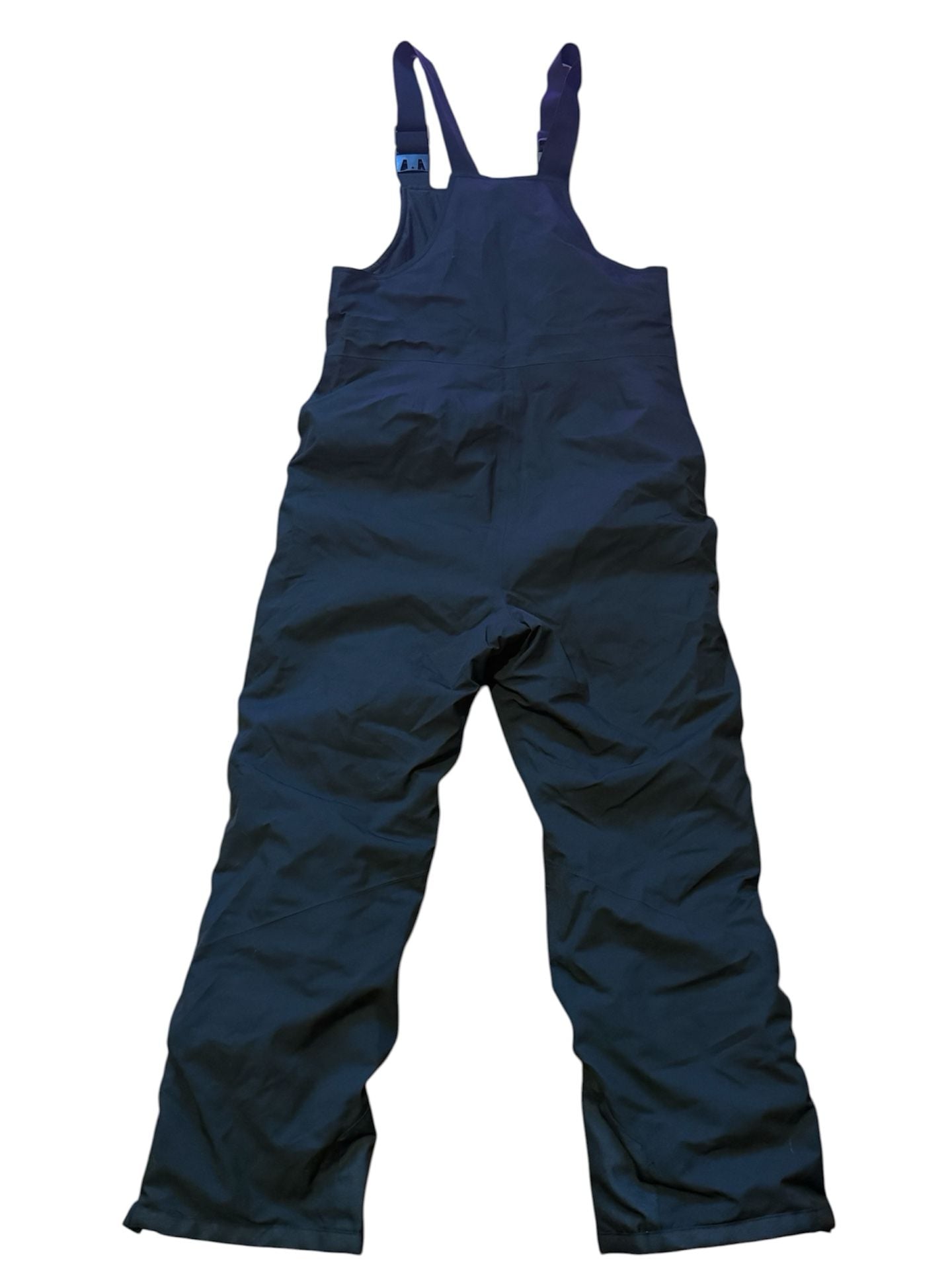Athletech Ski Bib Overalls Size 10/12 youth Black Snow Pants 2