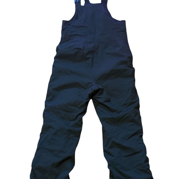 Athletech Ski Bib Overalls Size 10/12 youth Black Snow Pants