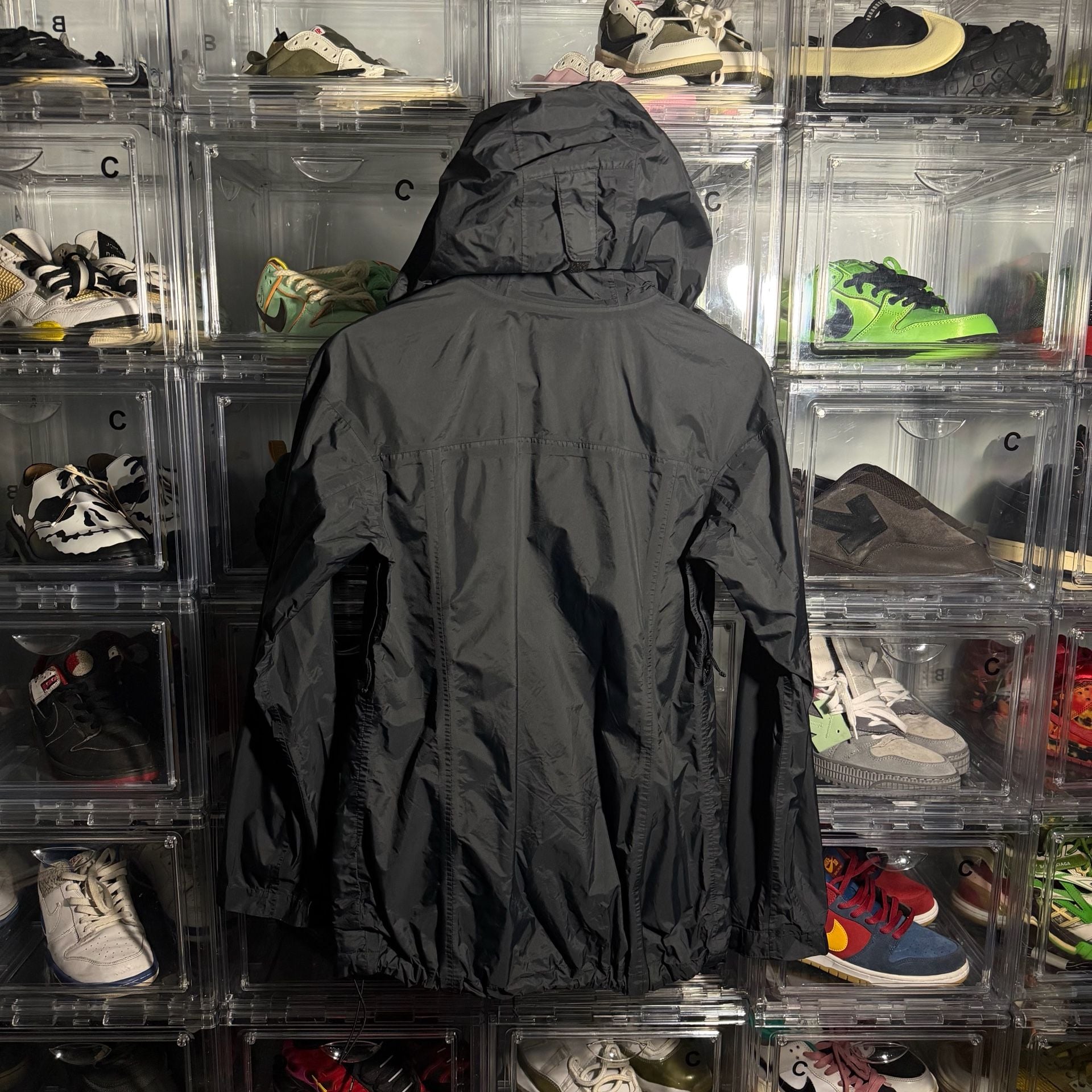 Columbia Omni-Evap Jacket Size M Black Rain Windbreaker Hooded 4
