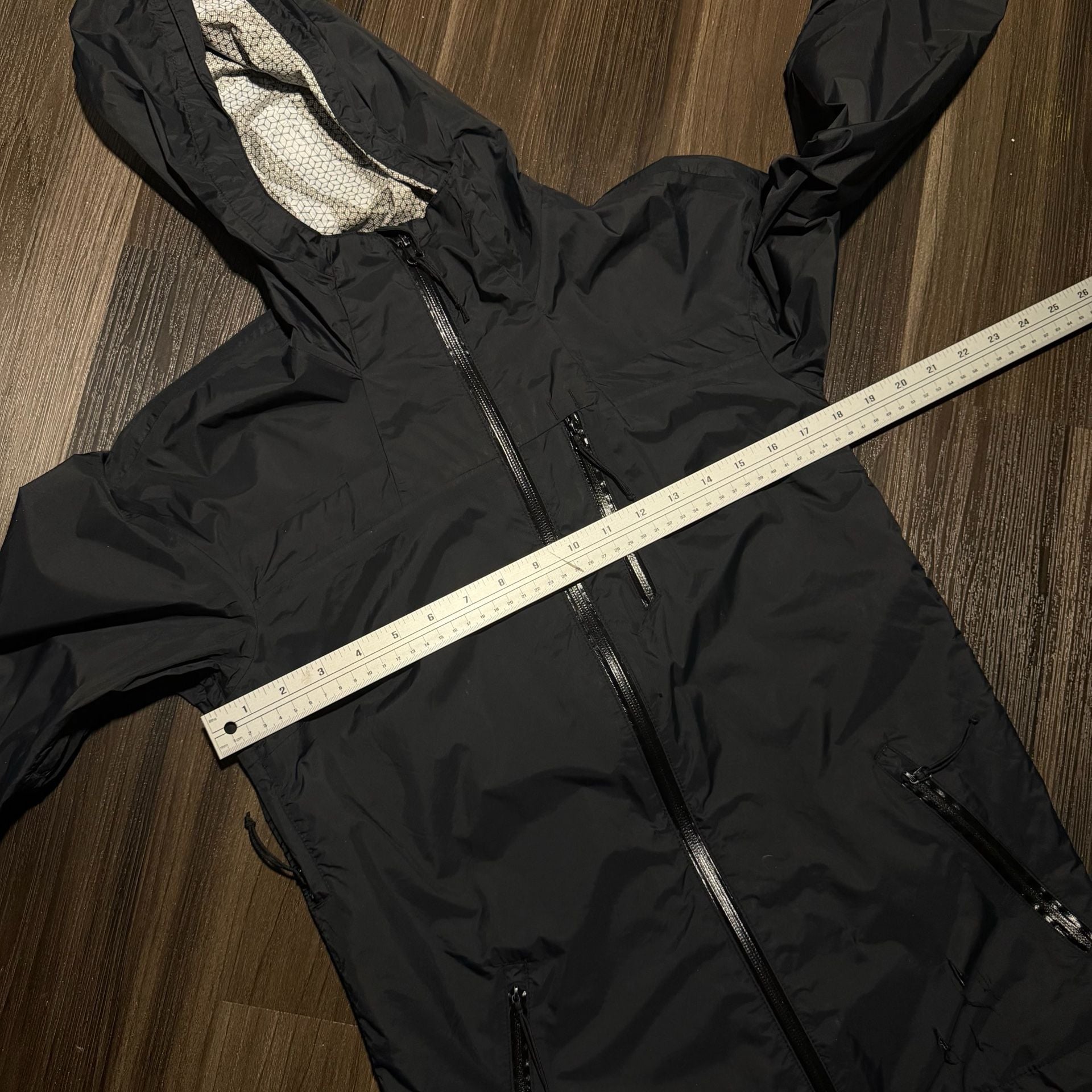 Columbia Omni-Evap Jacket Size M Black Rain Windbreaker Hooded 6