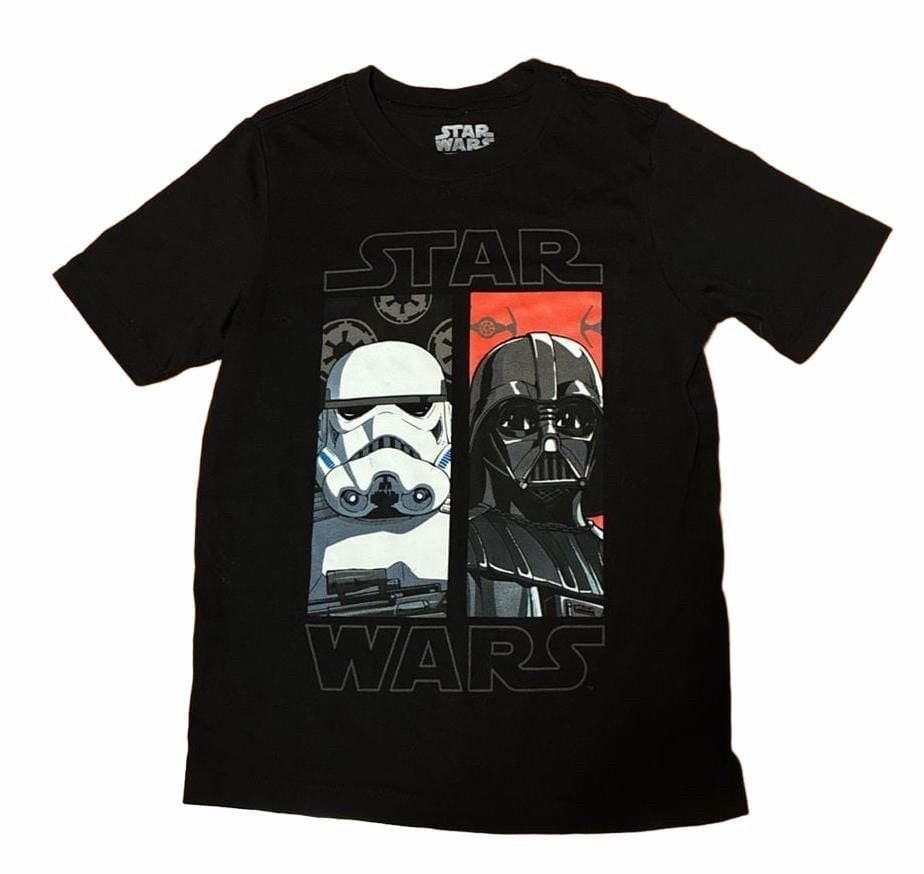 Mad Engine Star Wars Graphic T-Shirt Size 6/7 Black 1