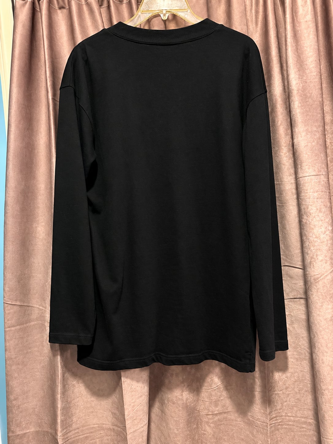 Harley Davidson V-Twin Power Long Sleeve Henley Size Large Black Shirt 3