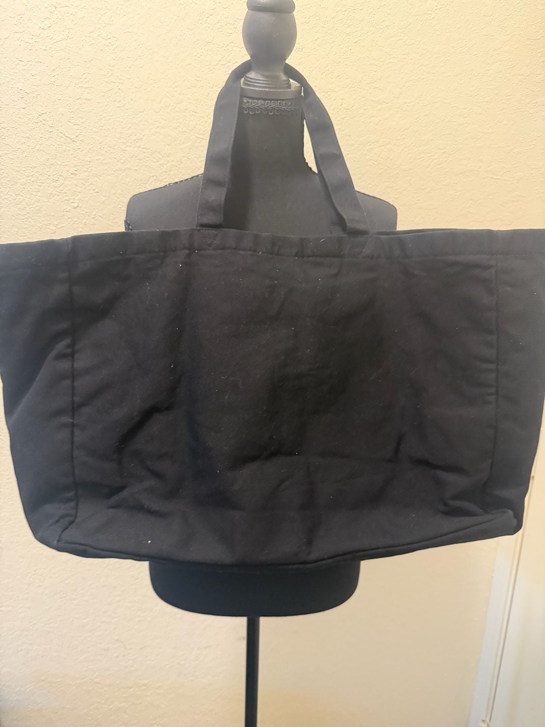 Victoria's Secret Love Tote Bag Black Sequin 5