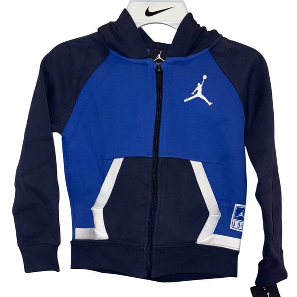 Jordan Full Zip Hoodie Size 5 Hyper Royal