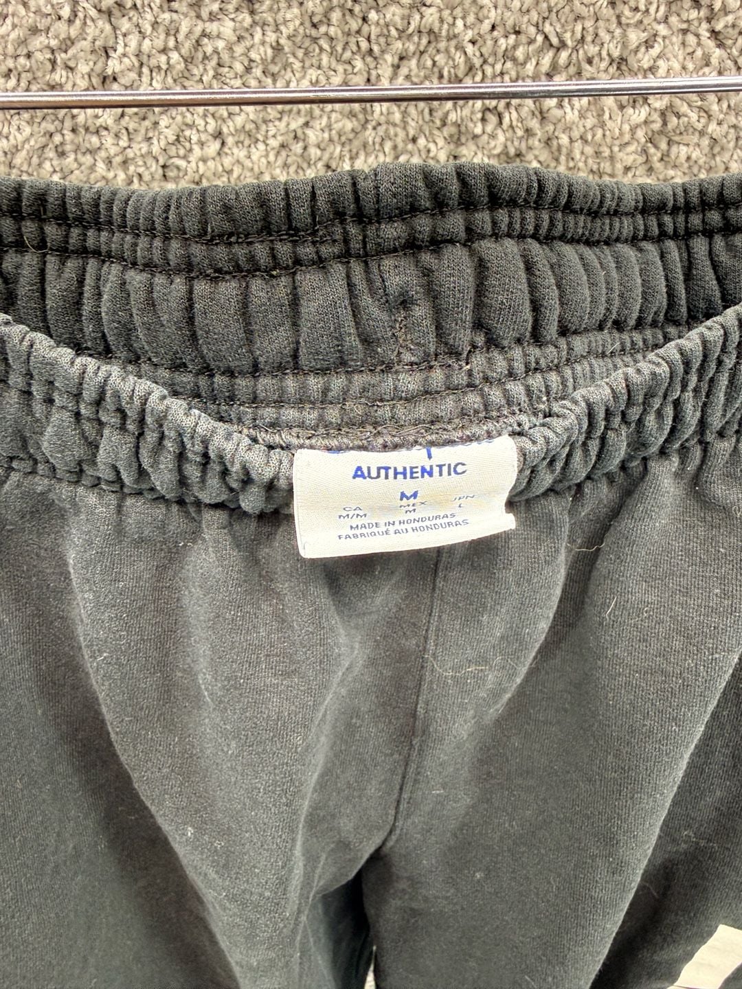 Champion Sweatpants Size M Black Logo Joggers 3