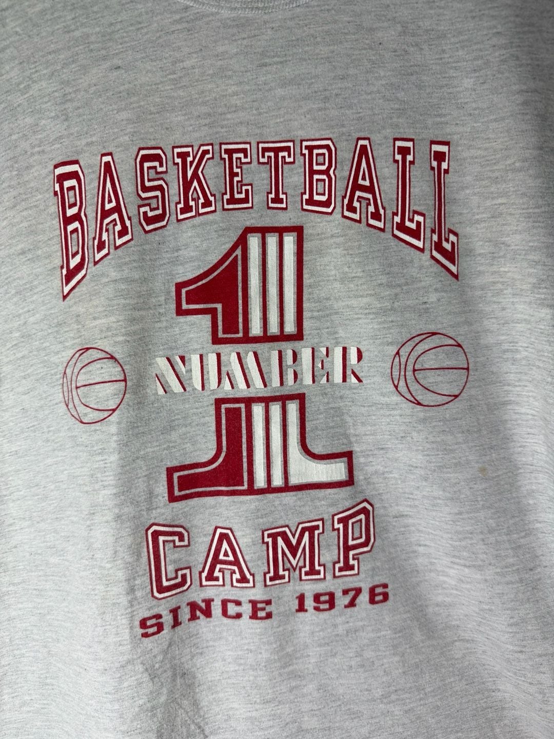 Vintage Russell Athletic Basketball Camp T-Shirt Made in USA Size L 3