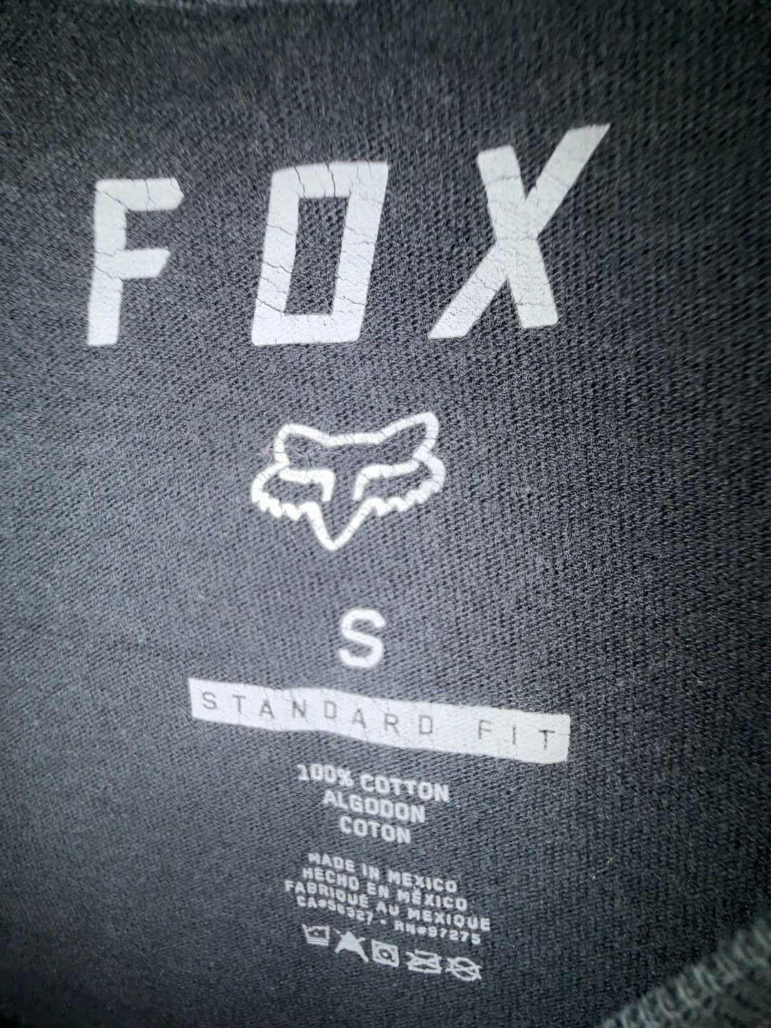 Fox Racing Speed Div T-Shirt Size S Black Cotton Graphic Tee 3