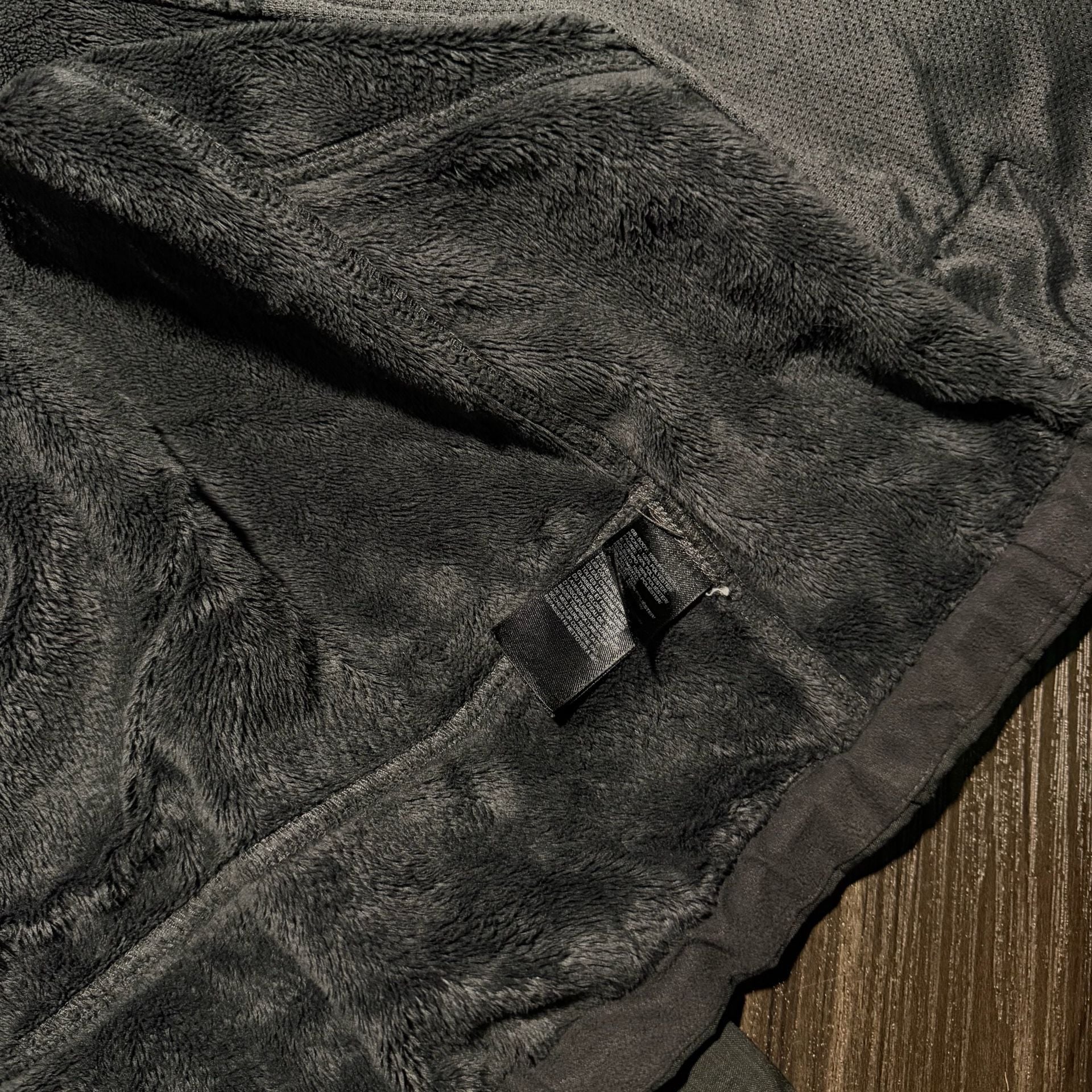 The North Face Fleece Lined Shell Jacket XL Gray Full Zip 7