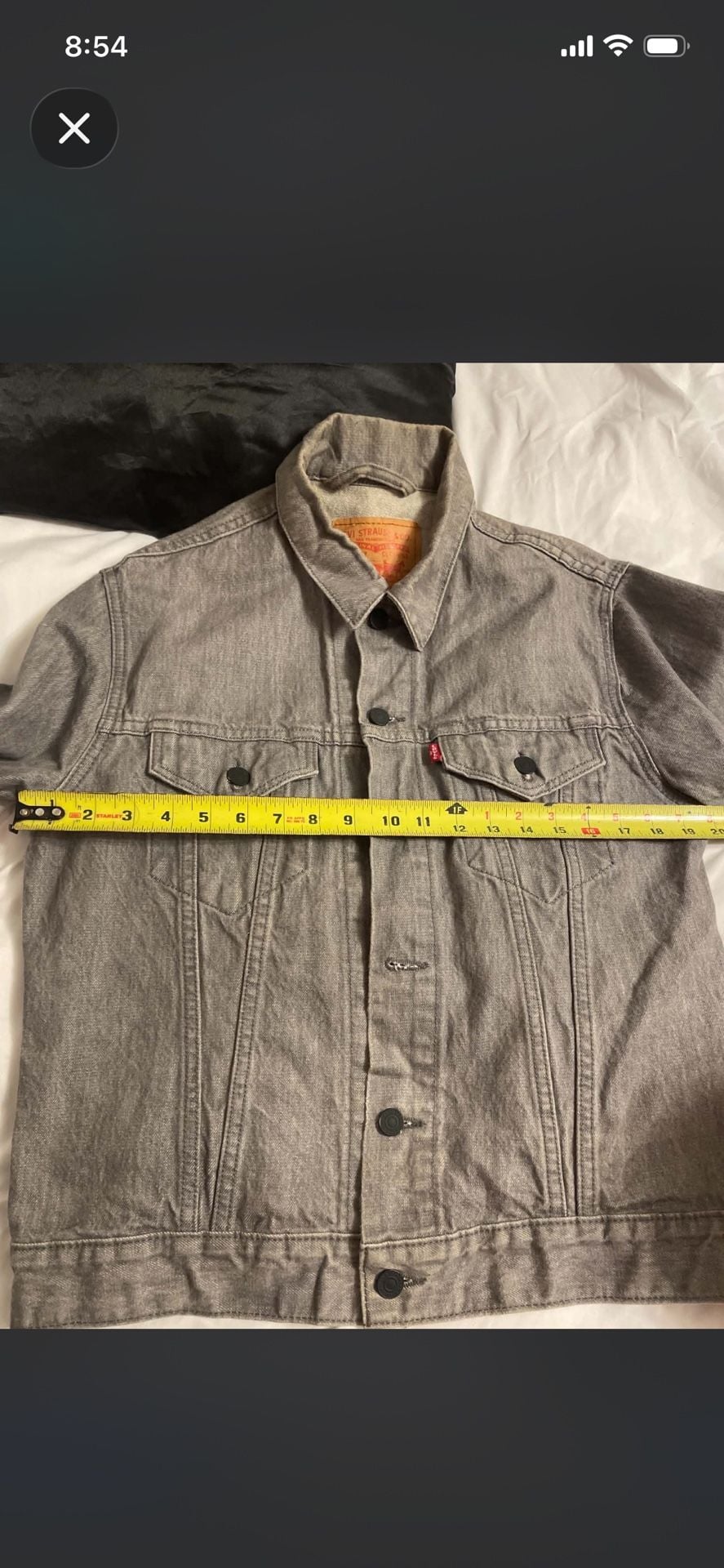 Levi's Trucker Jacket mens Size L Grey Denim Outerwear
Workwear
Classic 3