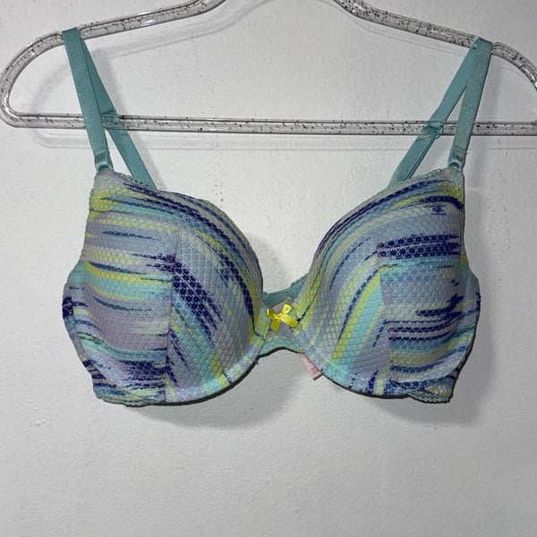 Victoria's Secret Lined Demi Bra 36D Print