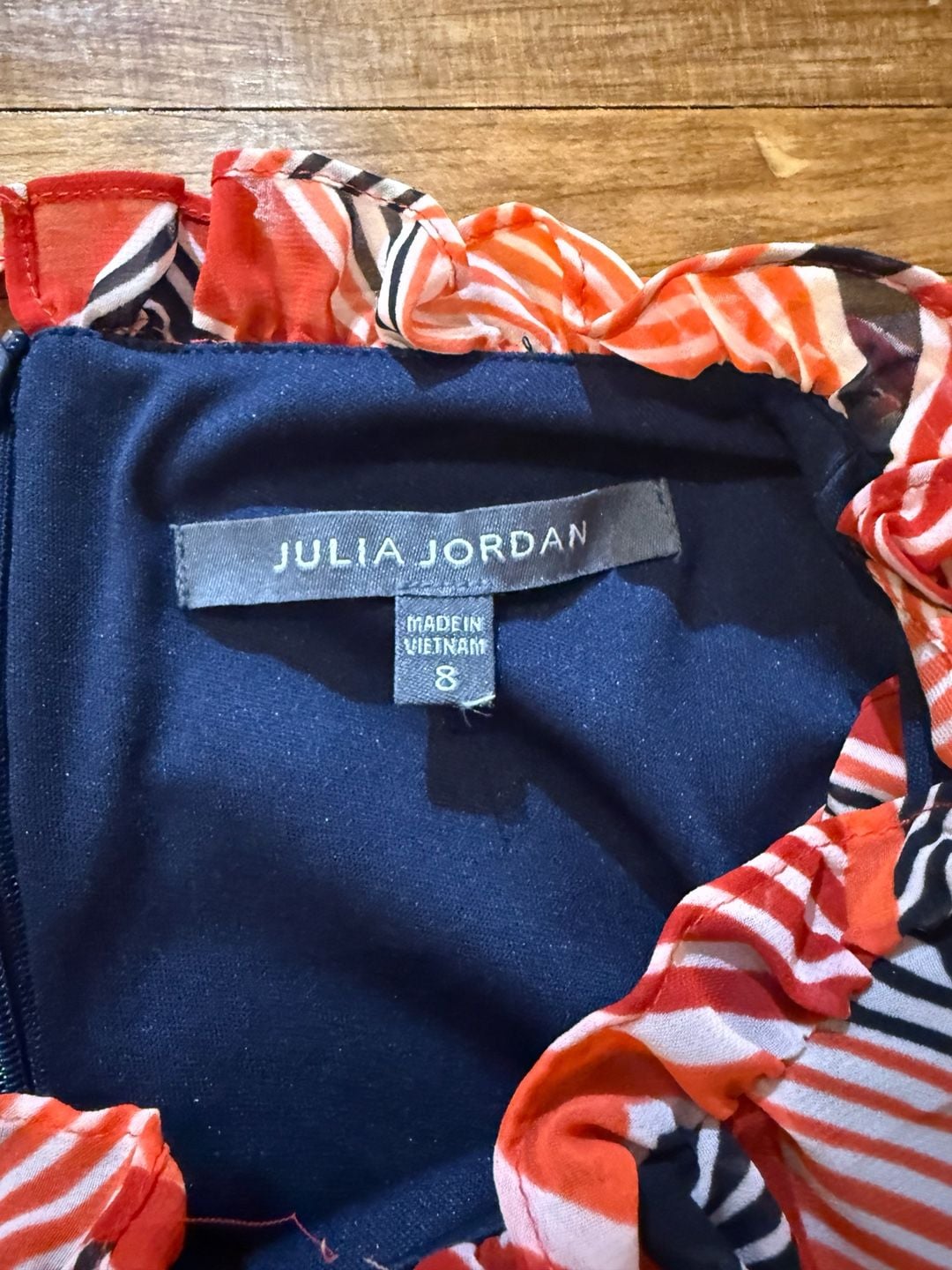 Julia Jordan Geometric Ruffle Hi Low Maxi Dress (q1) 3