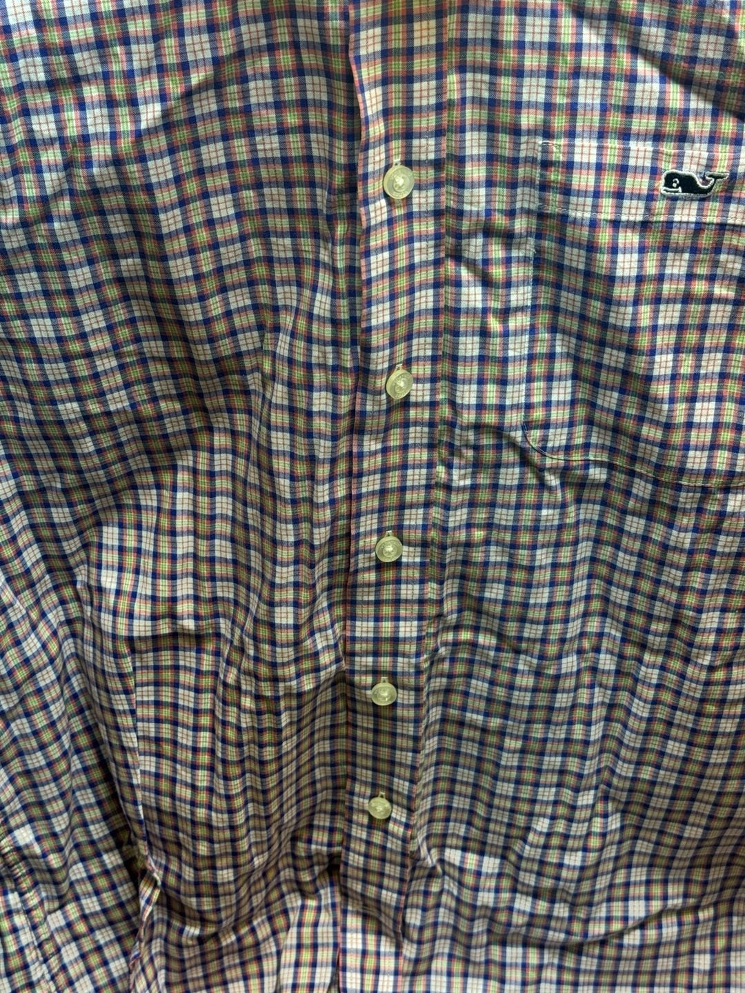 Vineyard Vines Slim Fit Tucker Shirt Size S Multicolor Plaid Cotton 2