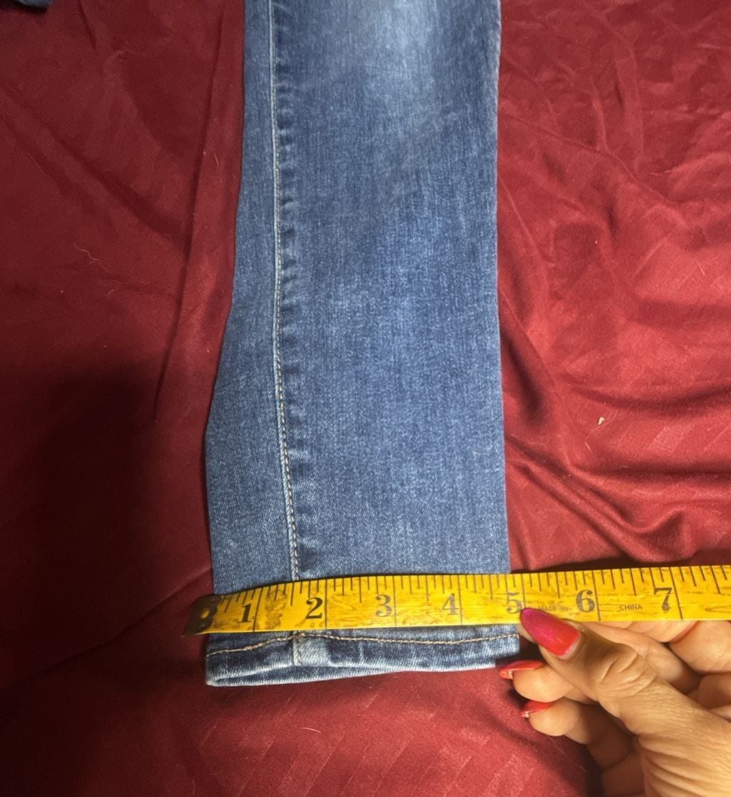 American Eagle Hi-Rise Jegging Size 8 Short Blue Denim Stretch Jeans 9
