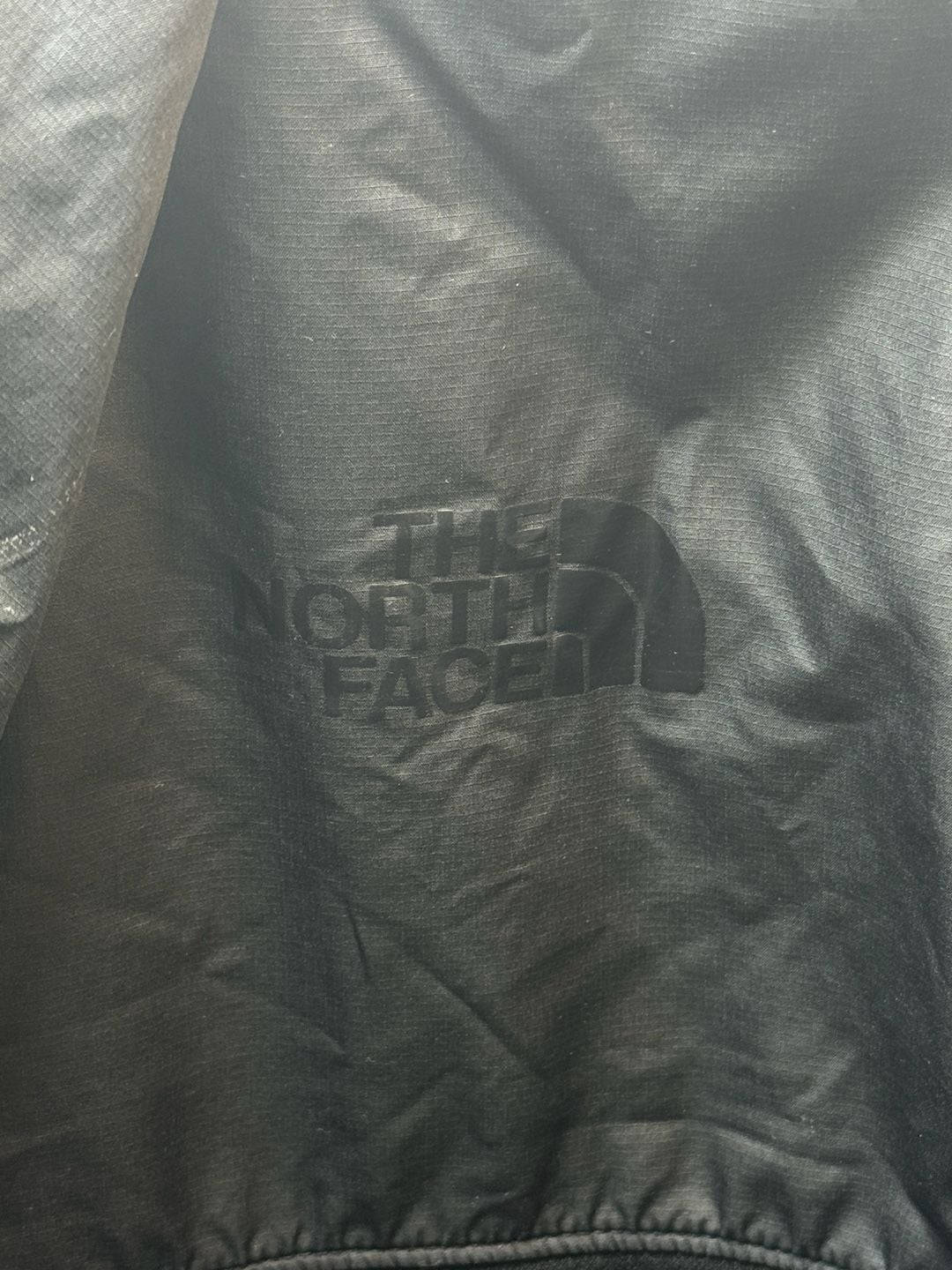 The North Face Full Zip Hooded Jacket Size M Black Fleece 9