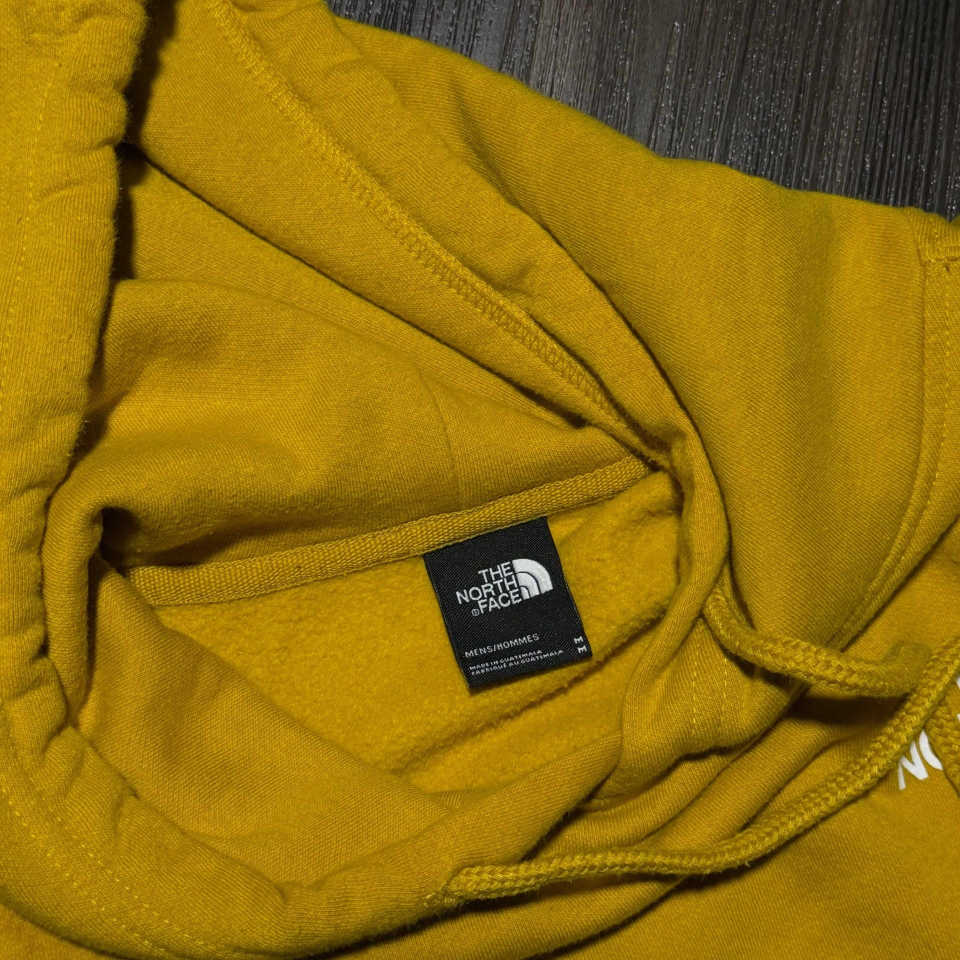 The North Face Box NSE Pullover Hoodie Yellow Gold Graphic Sweatshirt 8