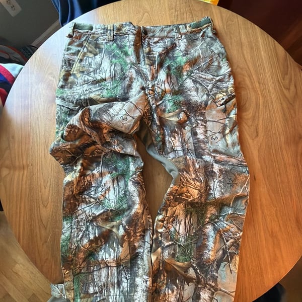 Carhartt Camouflage Hunting Pants Size 2XL Regular Realtree Edge
