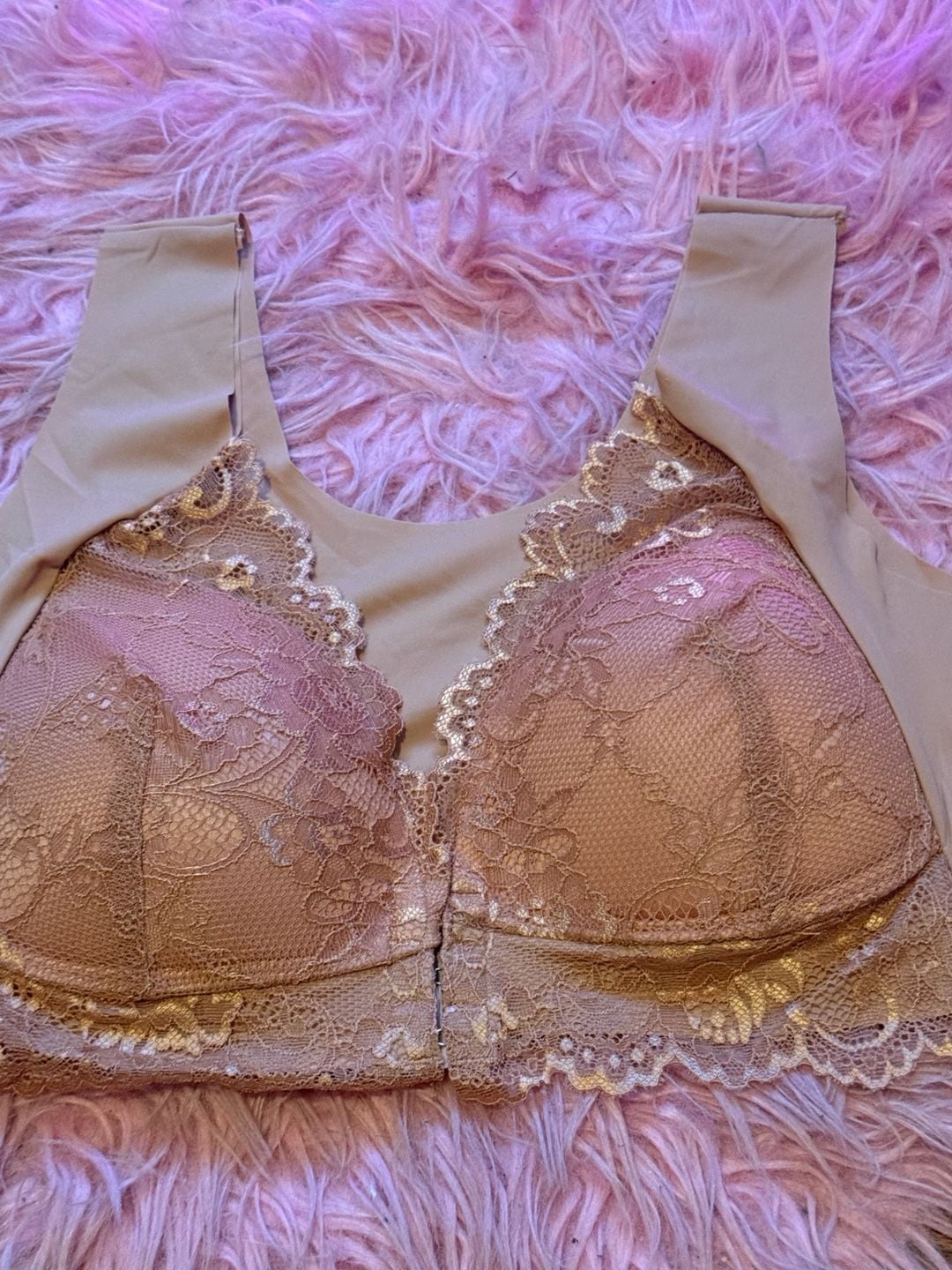 Women’s size 5xl super soft and stretchy bra front closure 2
