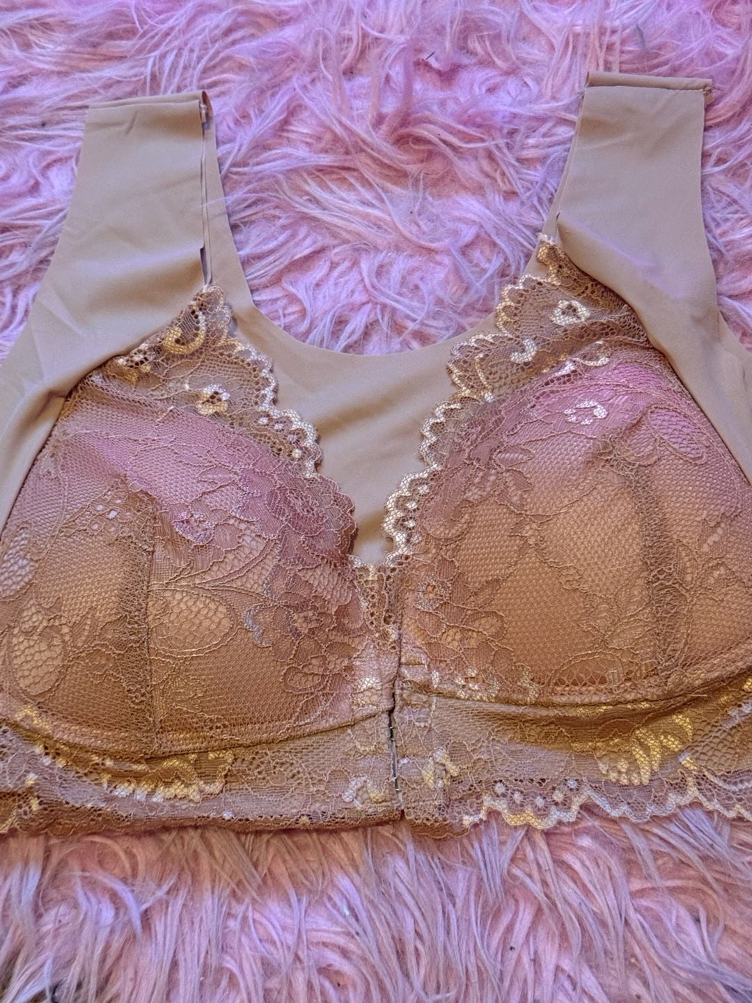 Women’s size 5xl super soft and stretchy bra front closure 4