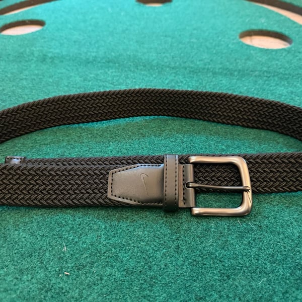 Nike Men's Stretch Woven Golf Belt Black