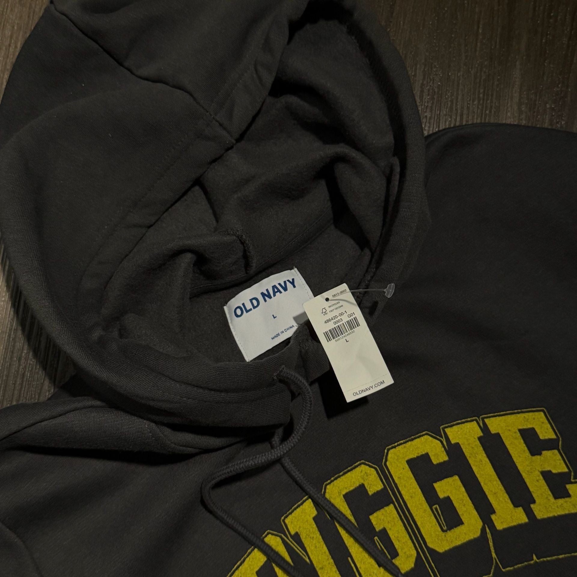 Old Navy Notorious B.I.G. Biggie Smalls Graphic Hoodie Size L 5
