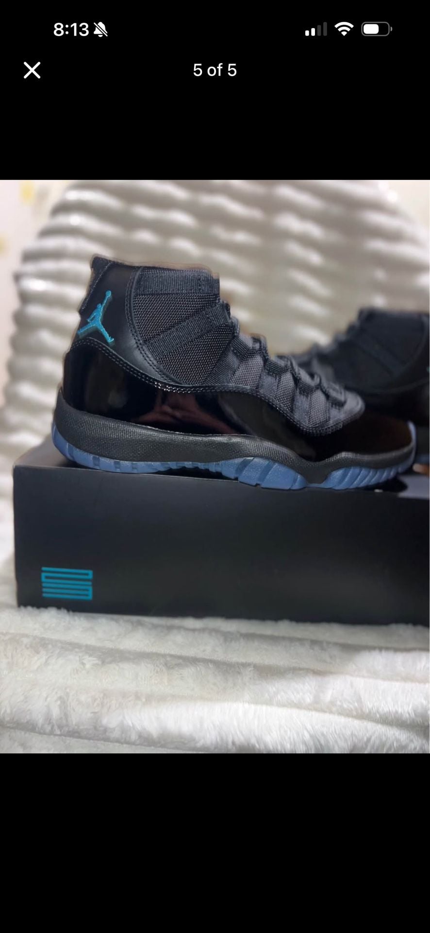 Nike Air Jordan 11 Retro Gamma Blue Sneakers 1