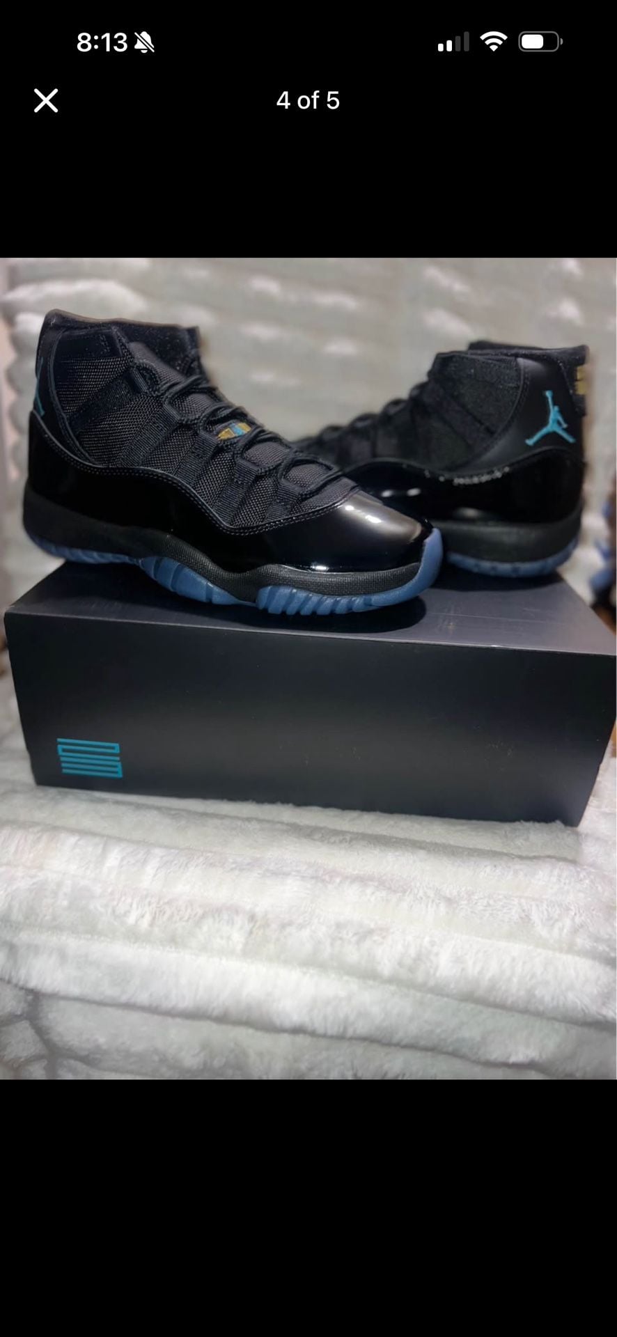 Nike Air Jordan 11 Retro Gamma Blue Sneakers 2