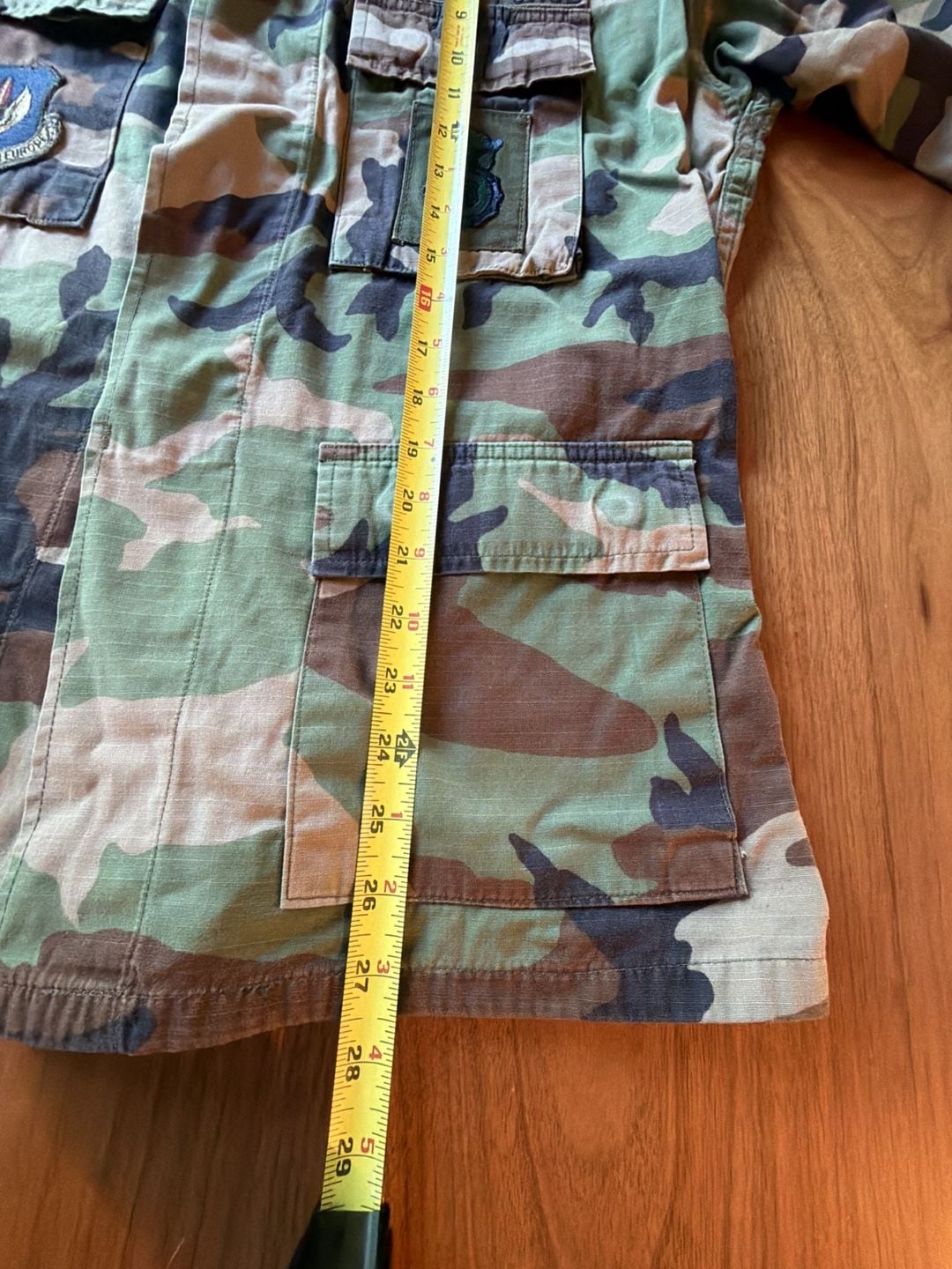 US Military US Air Force Woodland Camo BDU Jacket Size Medium Regular 7