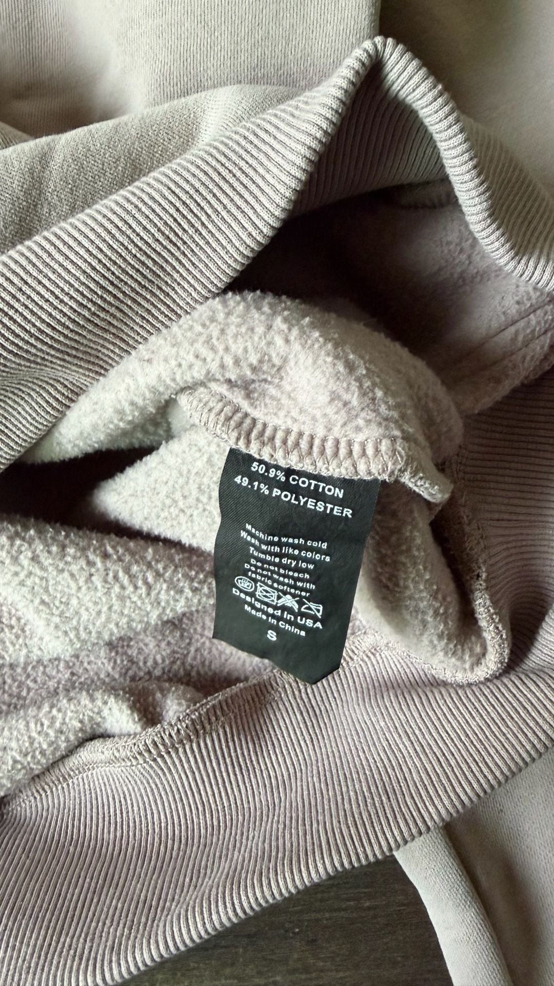 Comfrt Hoodie Size S Heavyweight Fleece Pullover Sweatshirt 7