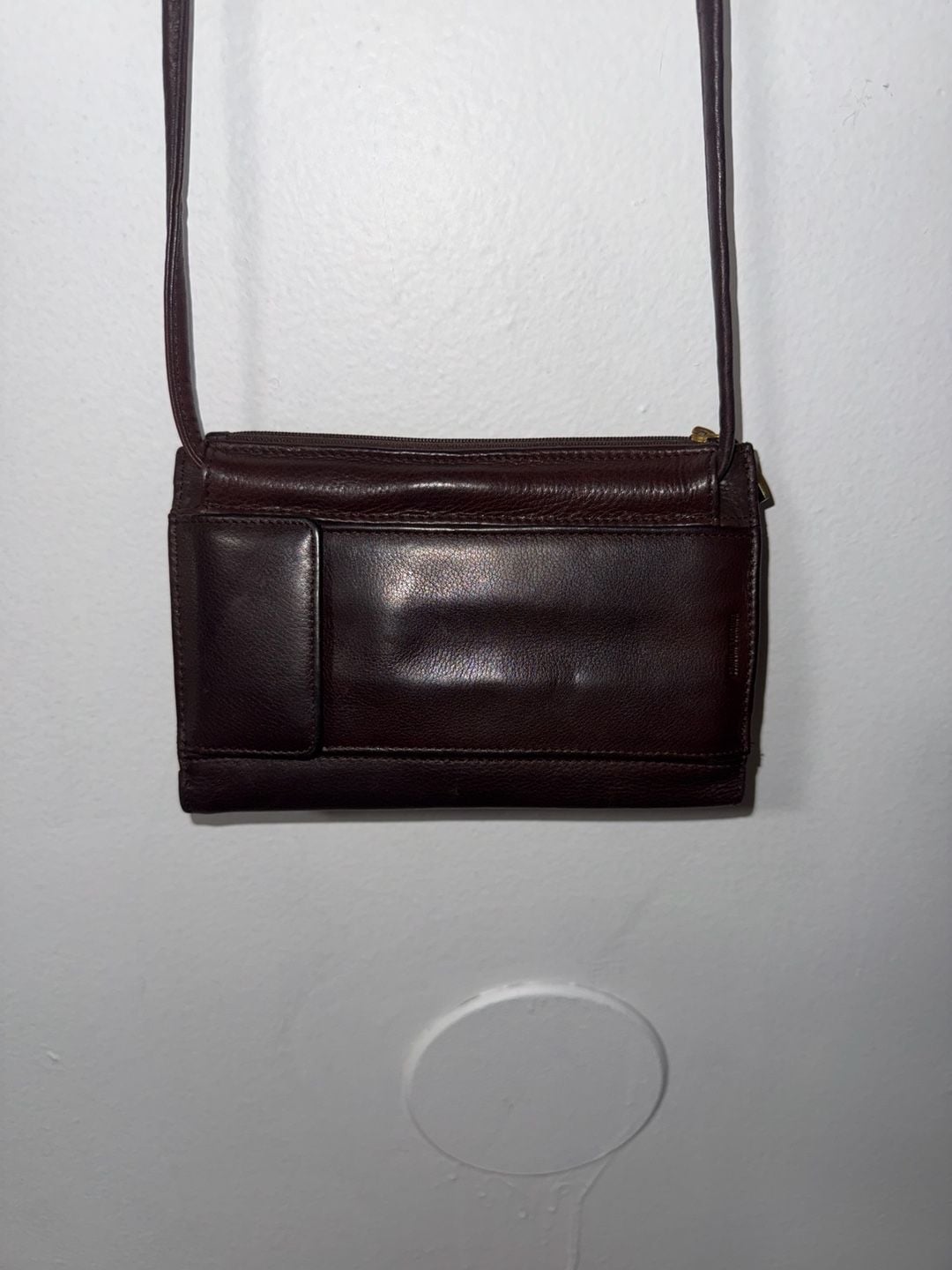 Fossil Leather Crossbody Wallet Brown 4