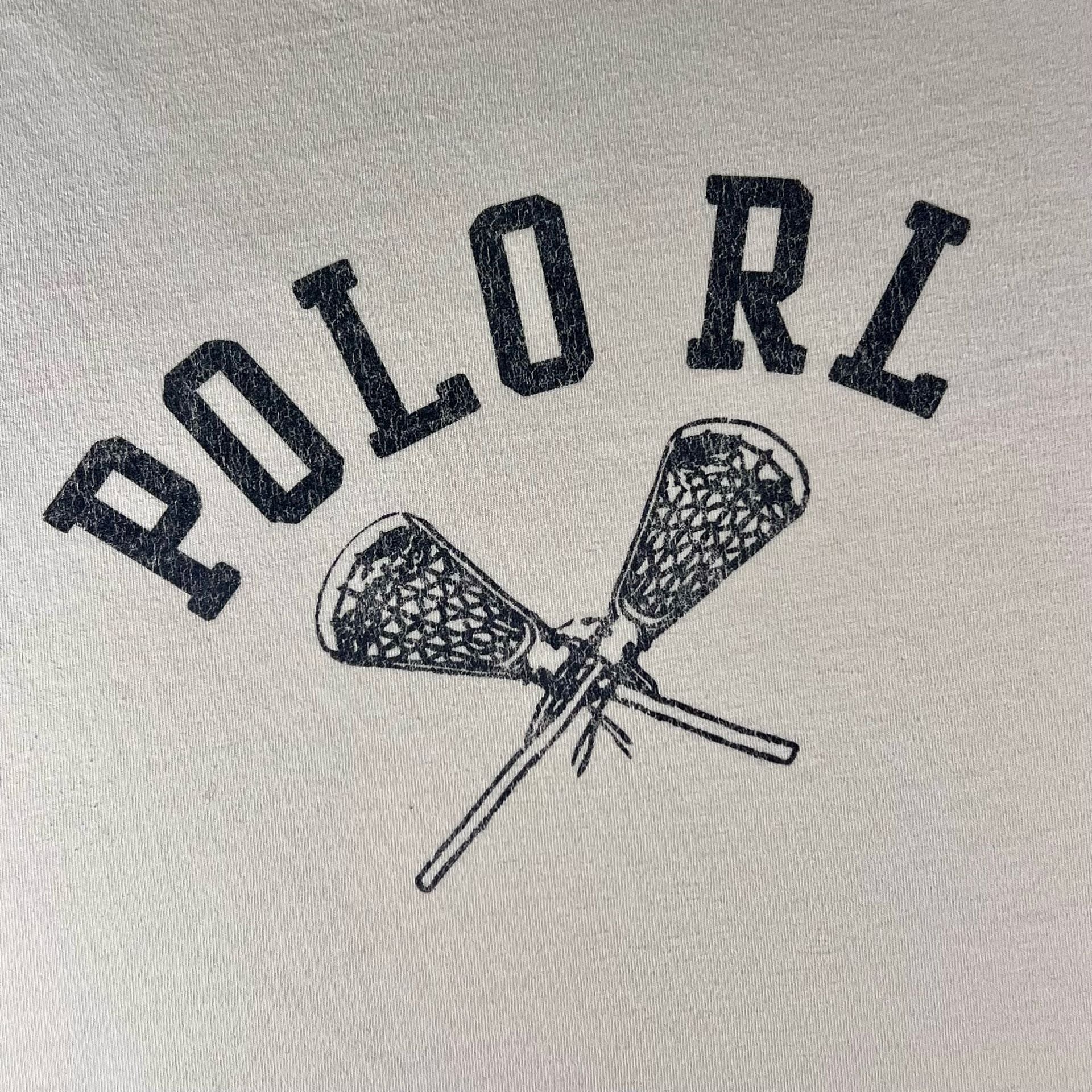 Vintage Polo Ralph Lauren x Lacrosse Graphic White Short Sleeve T-Shirt Size XL 3